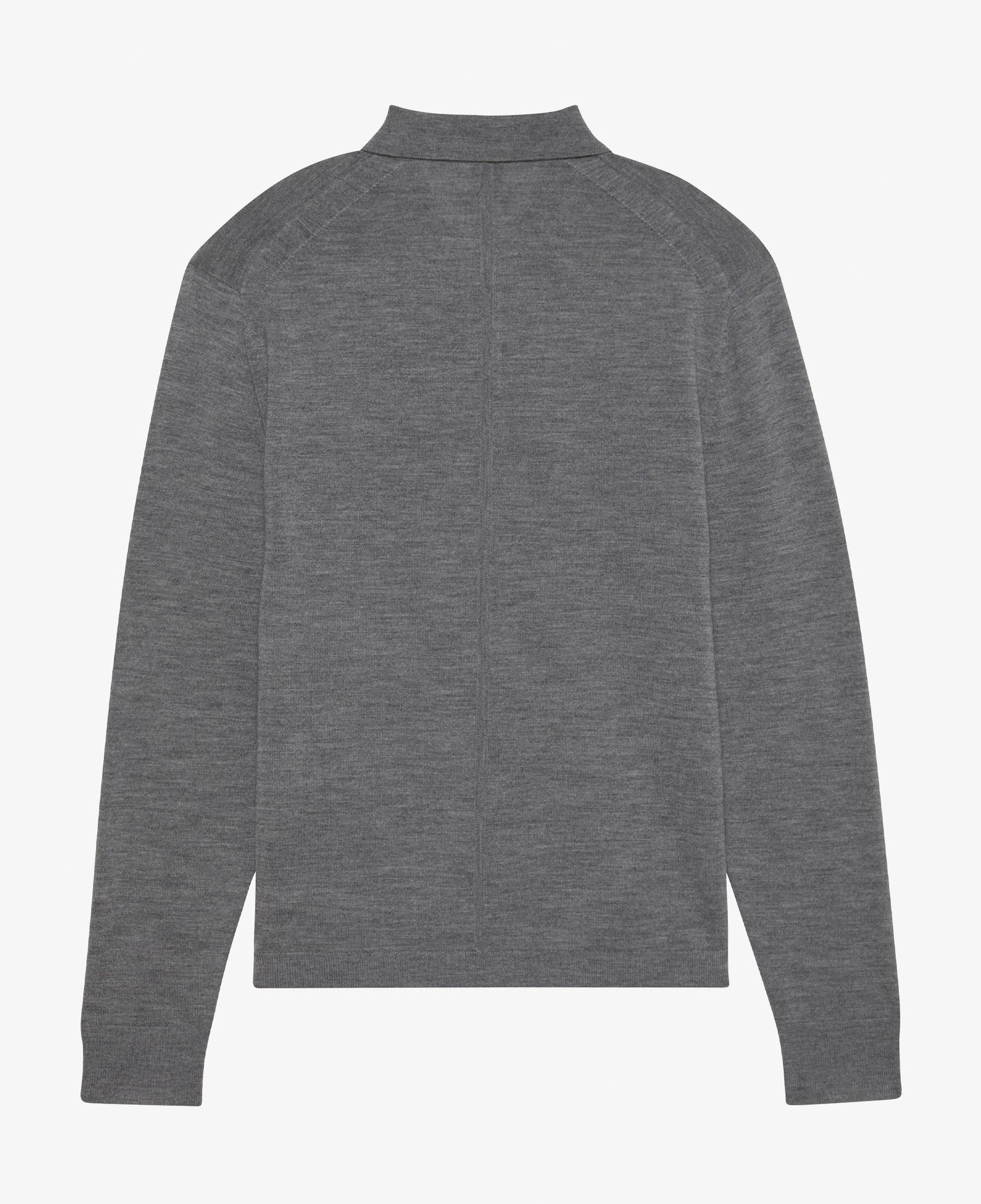 Calvin Klein Merino Erkek Gri Triko