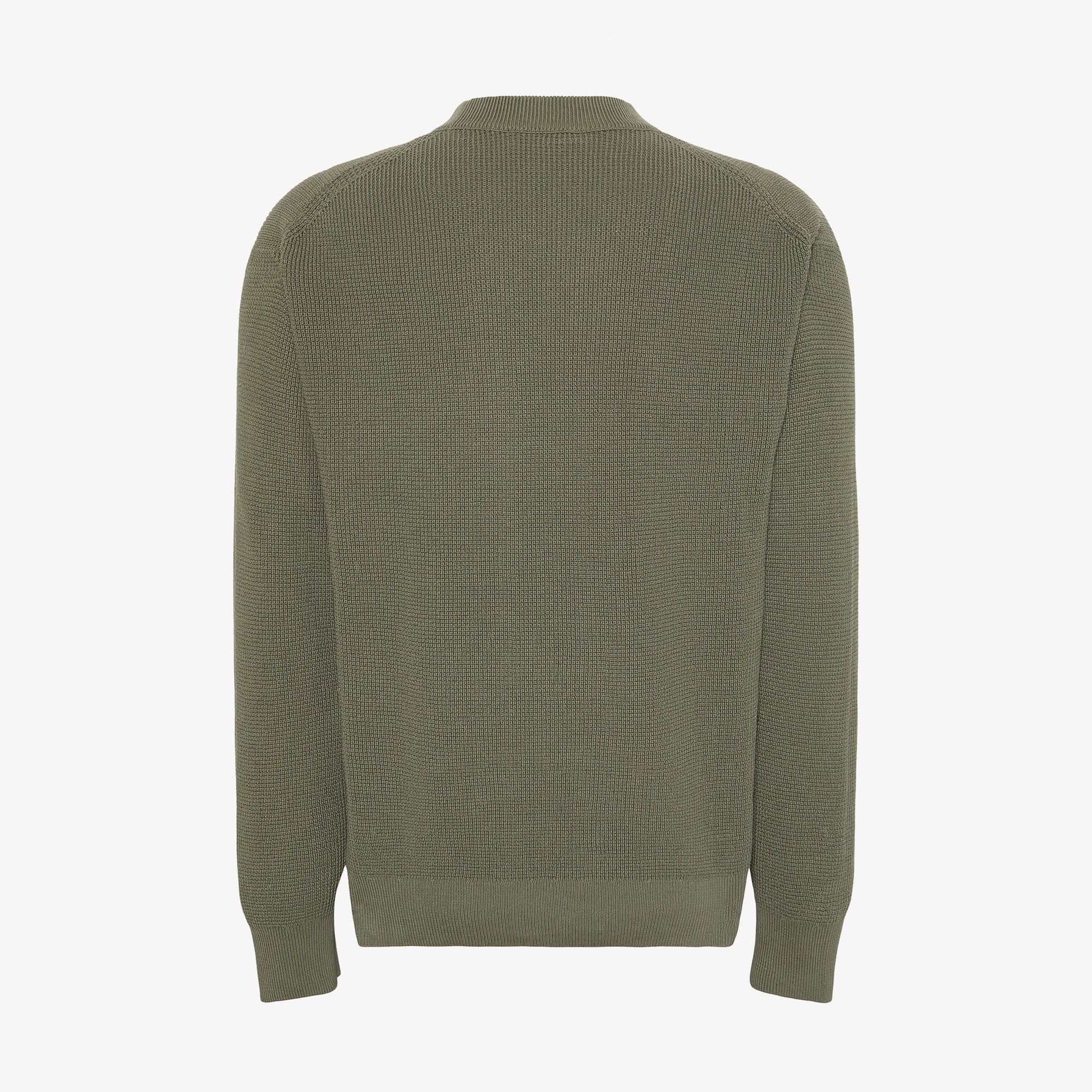 Calvin Klein Cotton Waffle Erkek Bej Triko