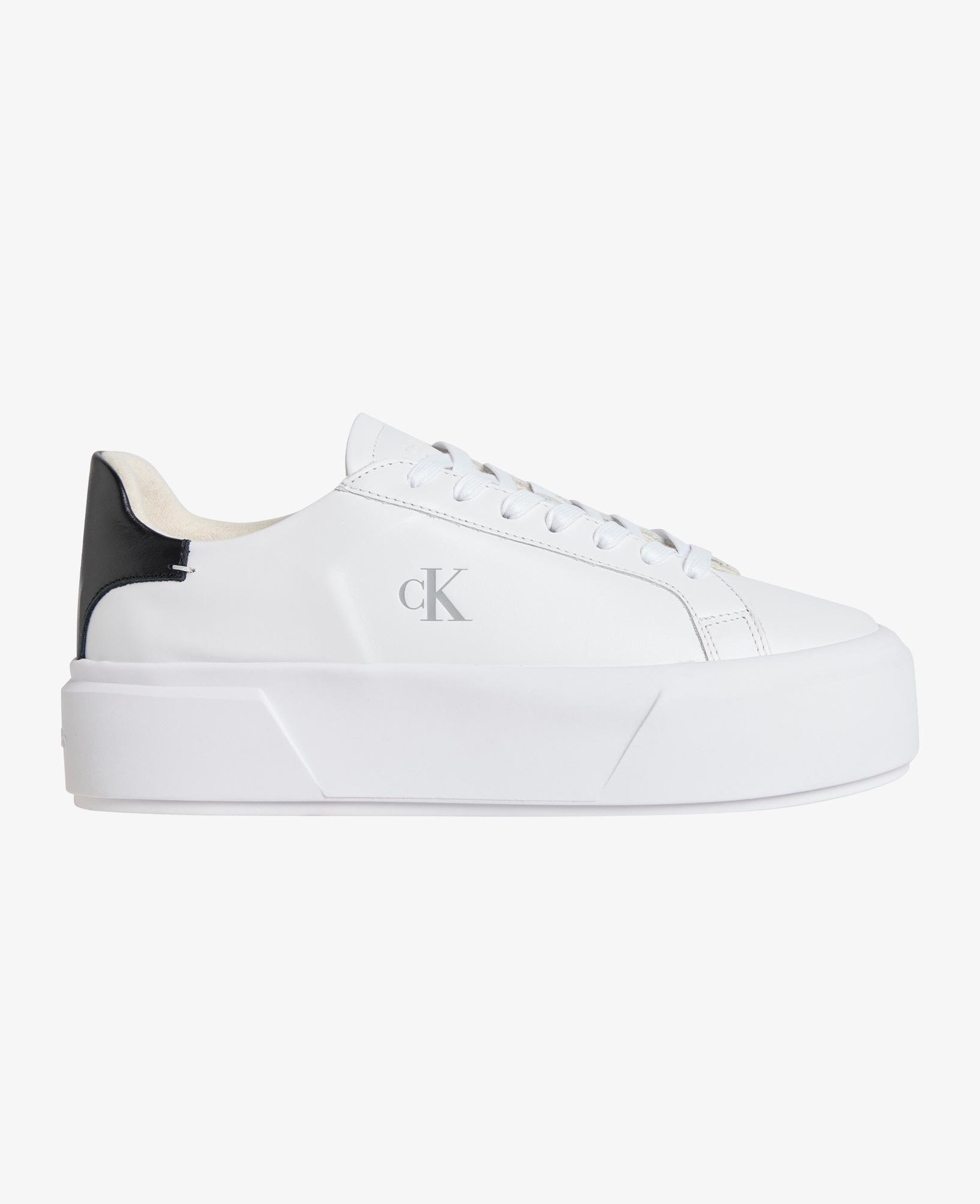 Calvin Klein Flatform Lace Up Kadın Beyaz Sneaker
