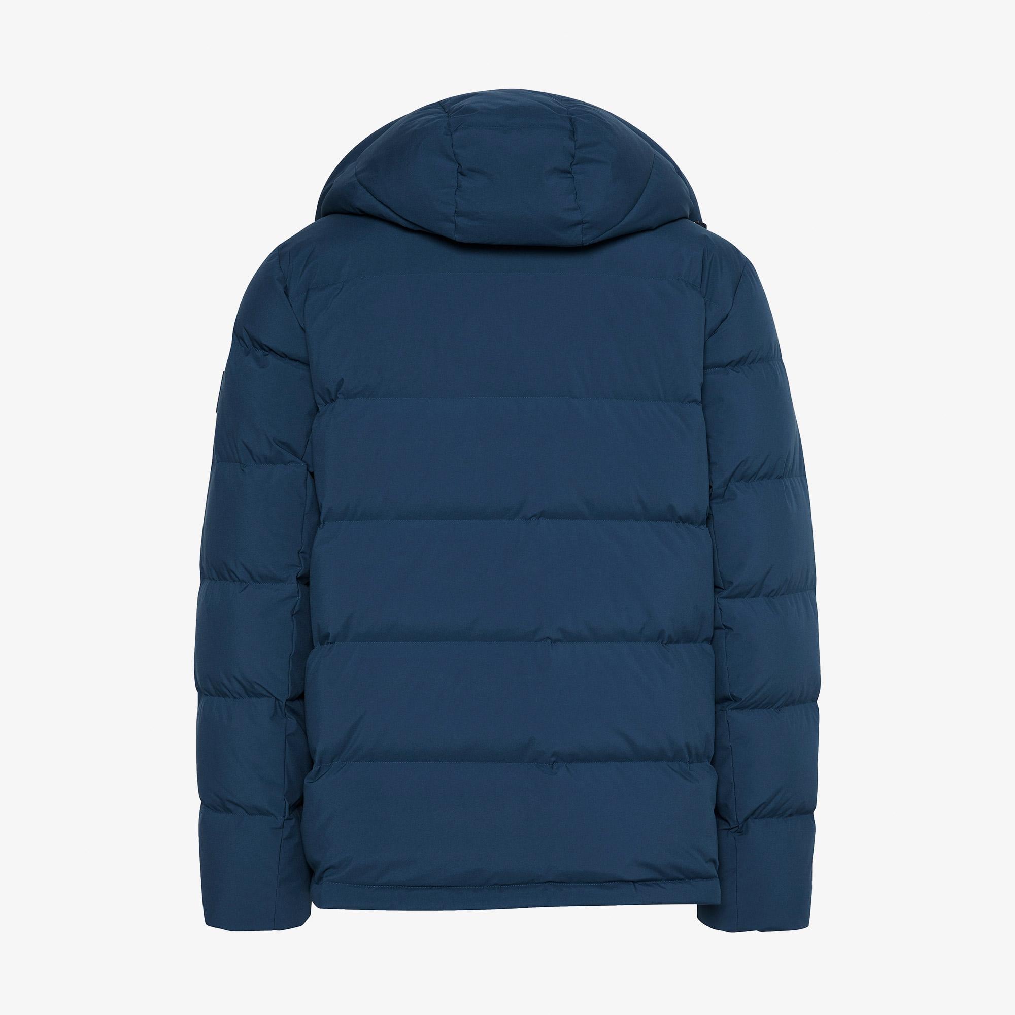 Calvin Klein Matte Down Puffer Erkek Mavi Ceket
