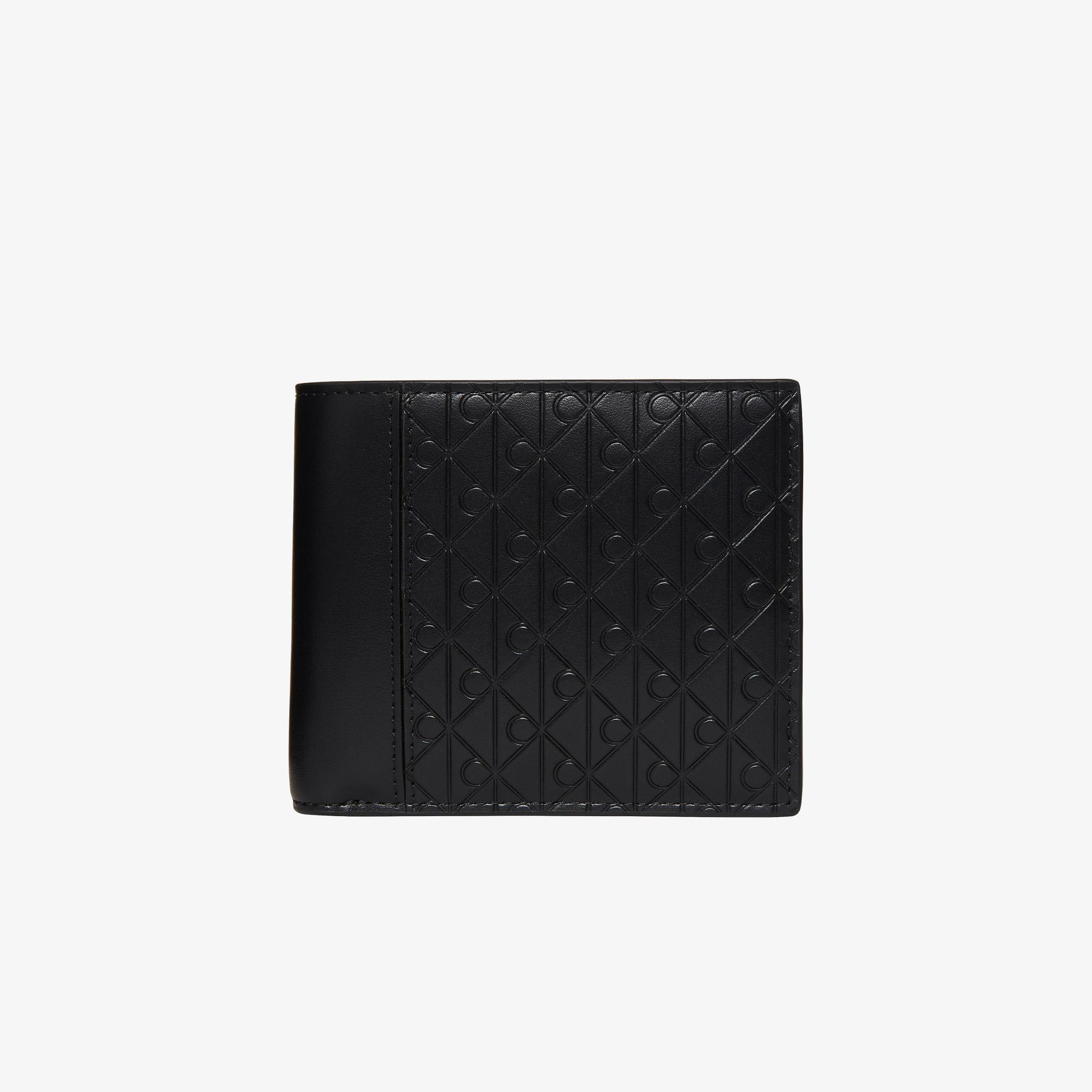 Calvin Klein Refined Emblem Mix Billfold Erkek Siyah Cüzdan