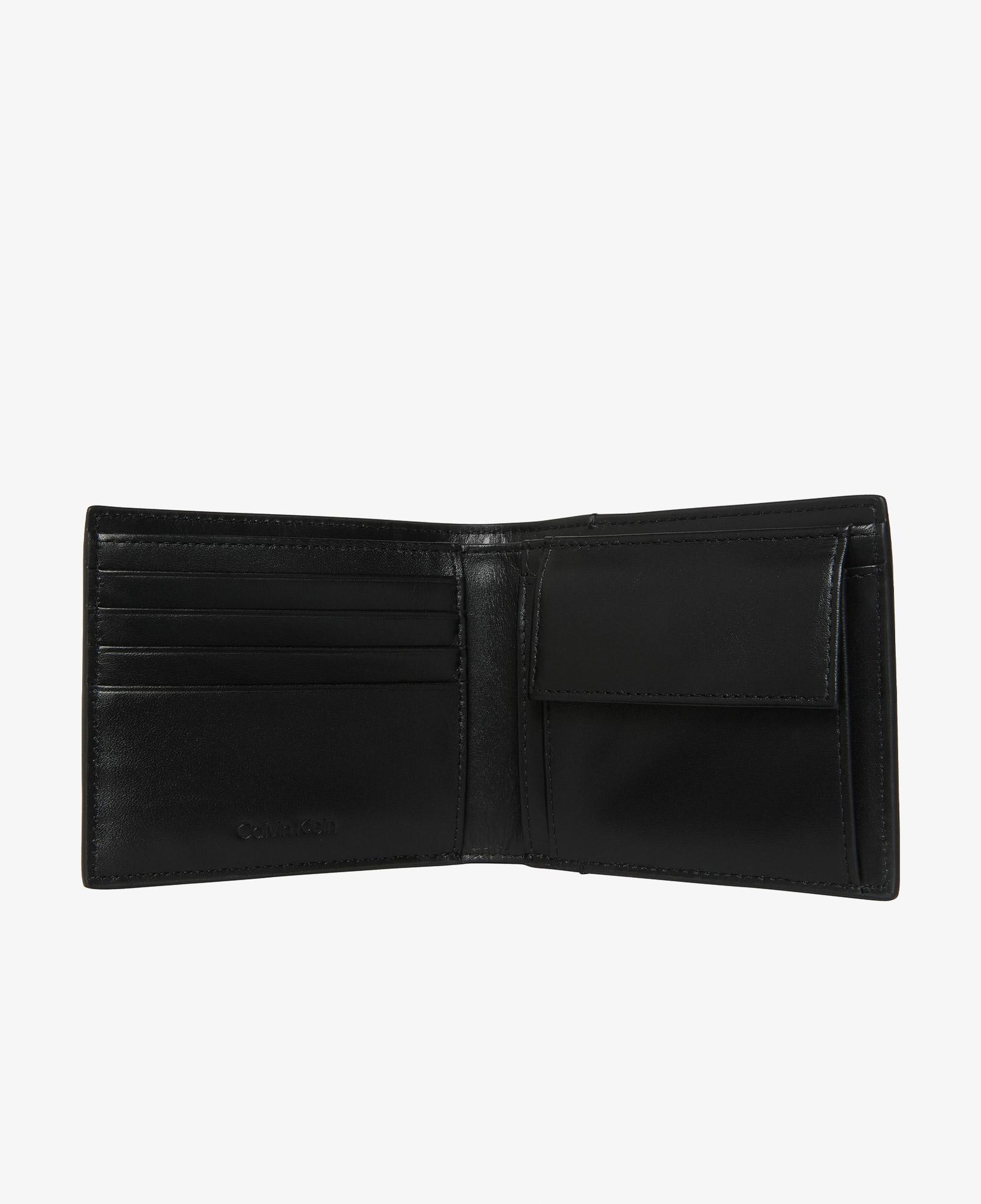 Calvin Klein Refined Emblem Mix Billfold Erkek Siyah Cüzdan