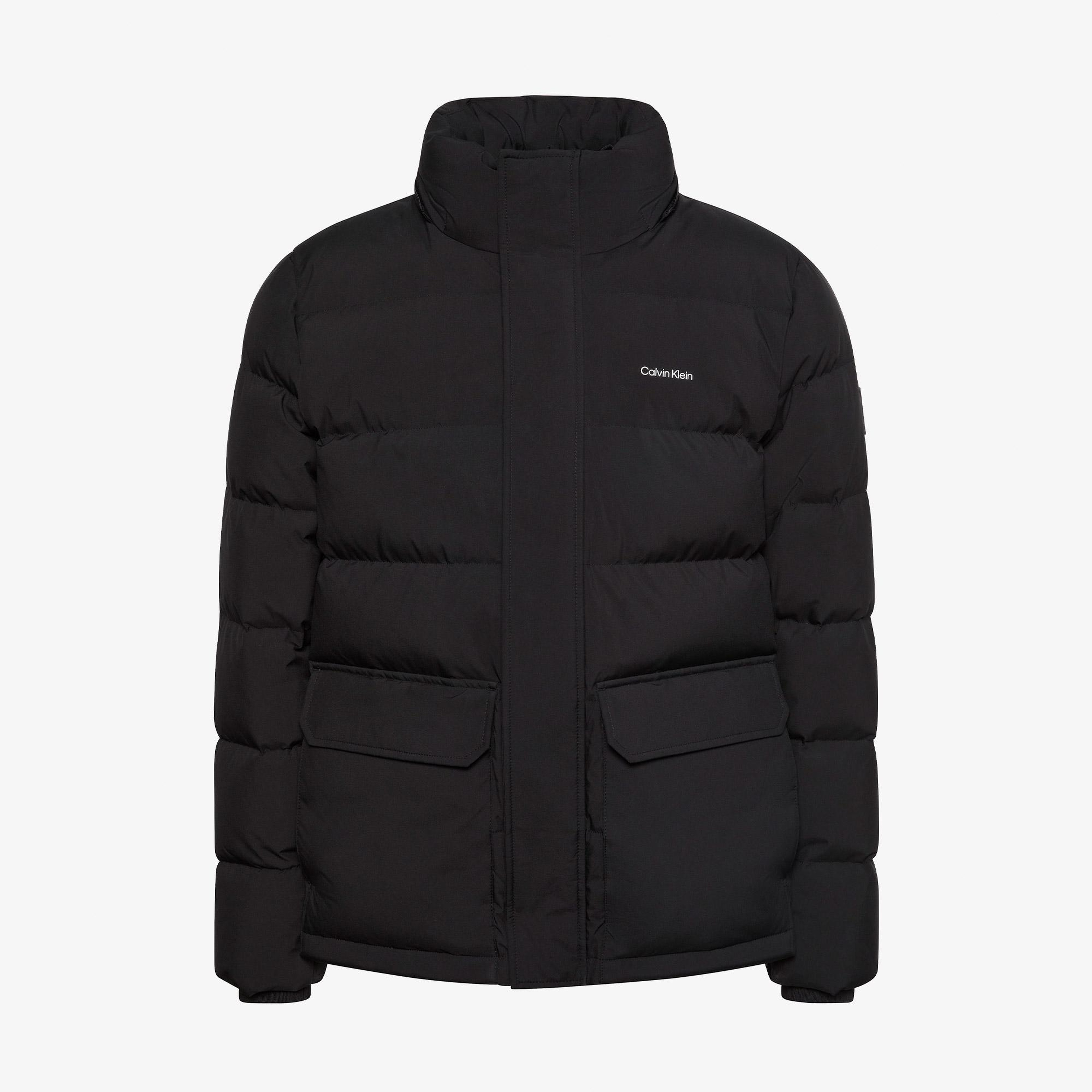 Calvin Klein Matte Down Puffer Erkek Siyah Ceket