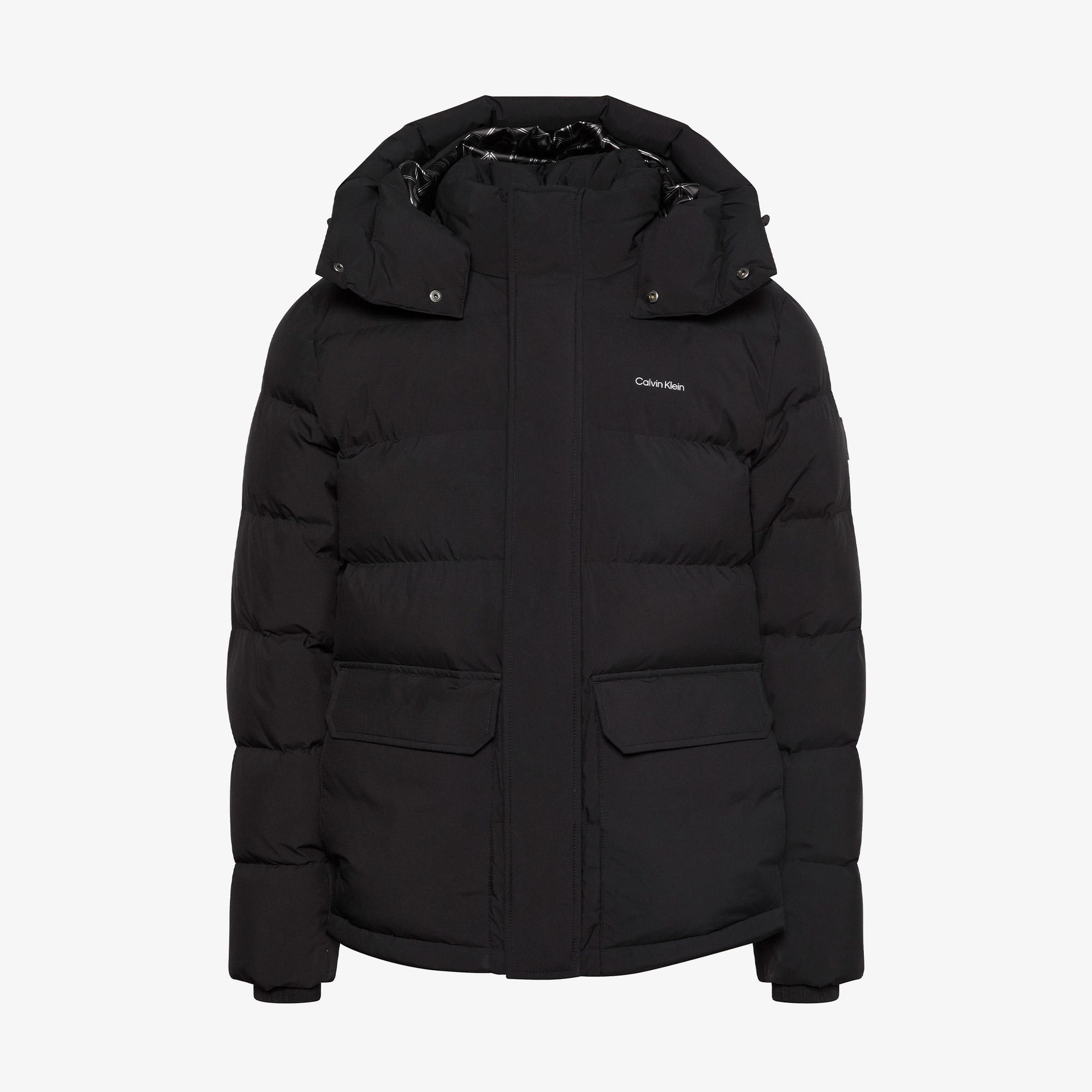 Calvin Klein Matte Down Puffer Erkek Siyah Ceket
