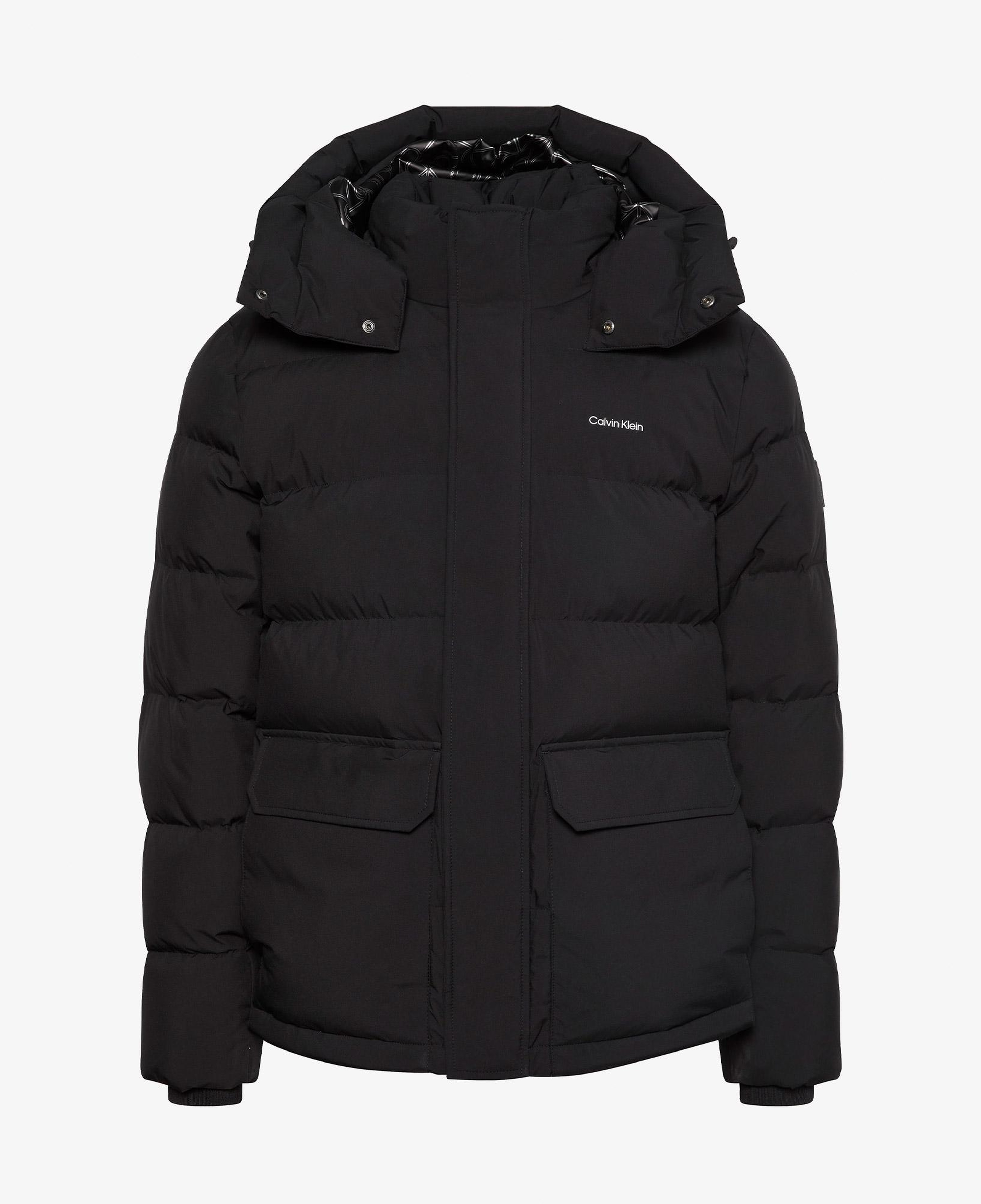Calvin Klein Matte Down Puffer Erkek Siyah Ceket