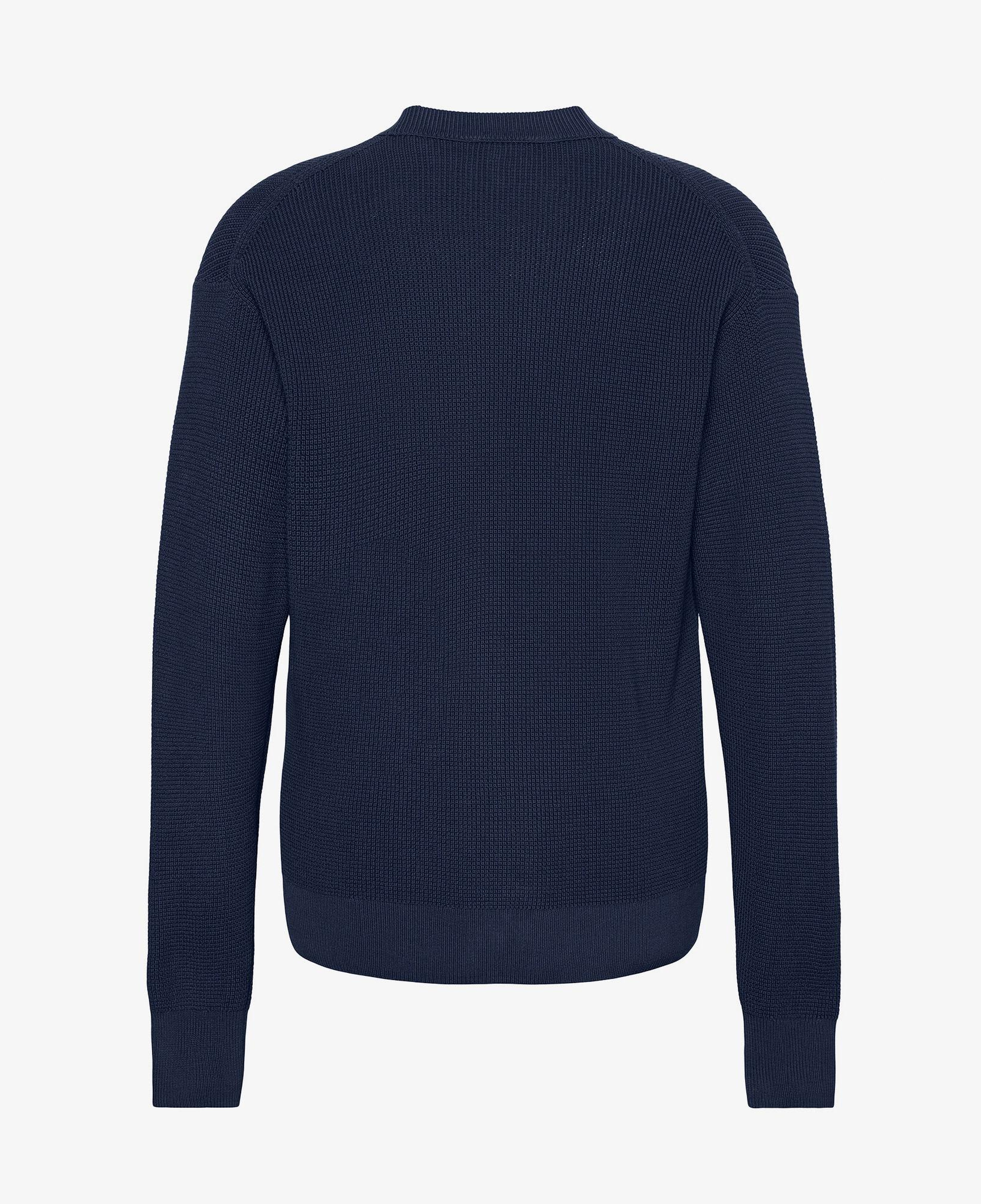 Calvin Klein Classic Cotton Erkek Mavi Triko