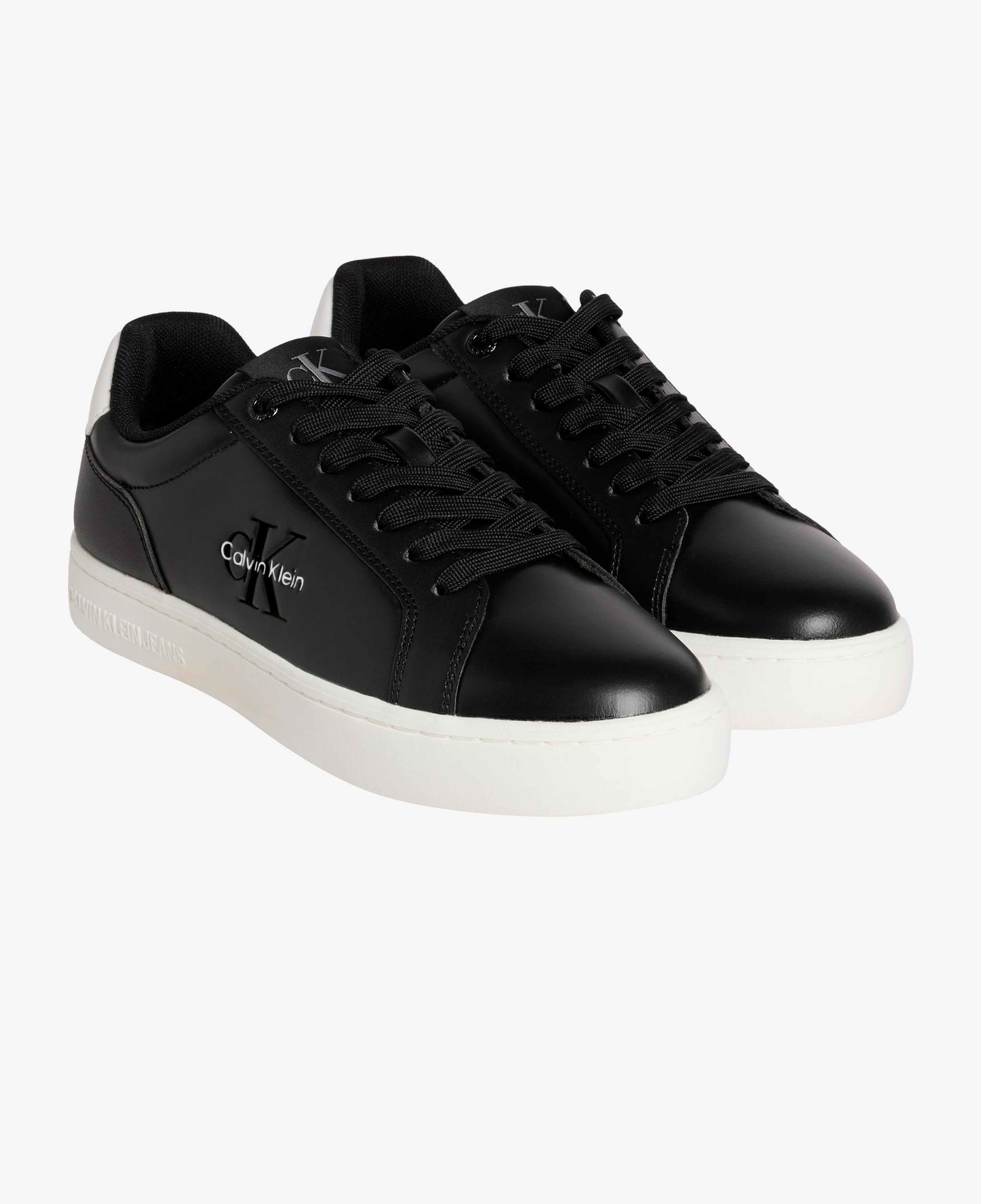 Calvin Klein Classic Cupsole Mono Erkek Siyah Sneaker