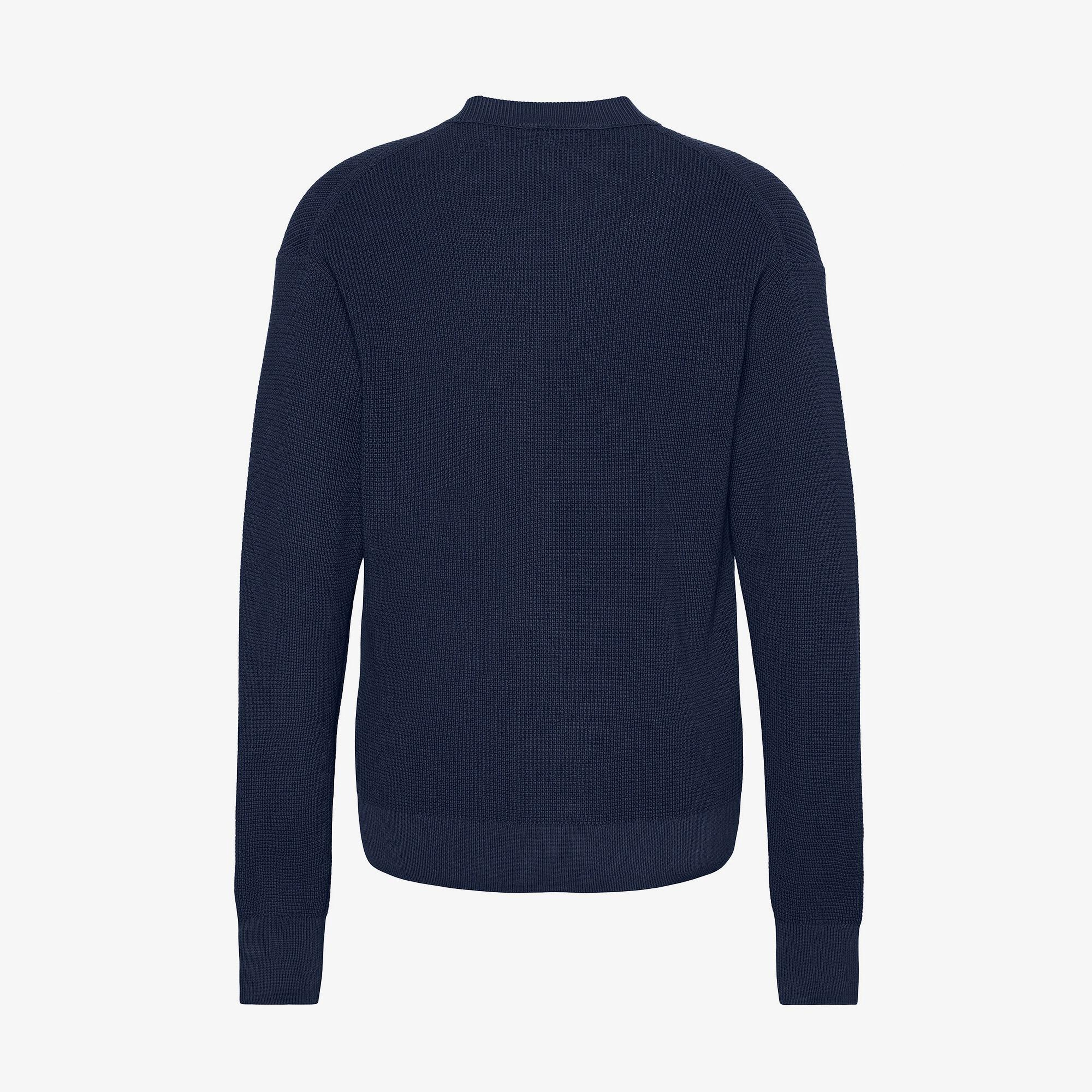 Calvin Klein Classic Cotton Erkek Mavi Triko