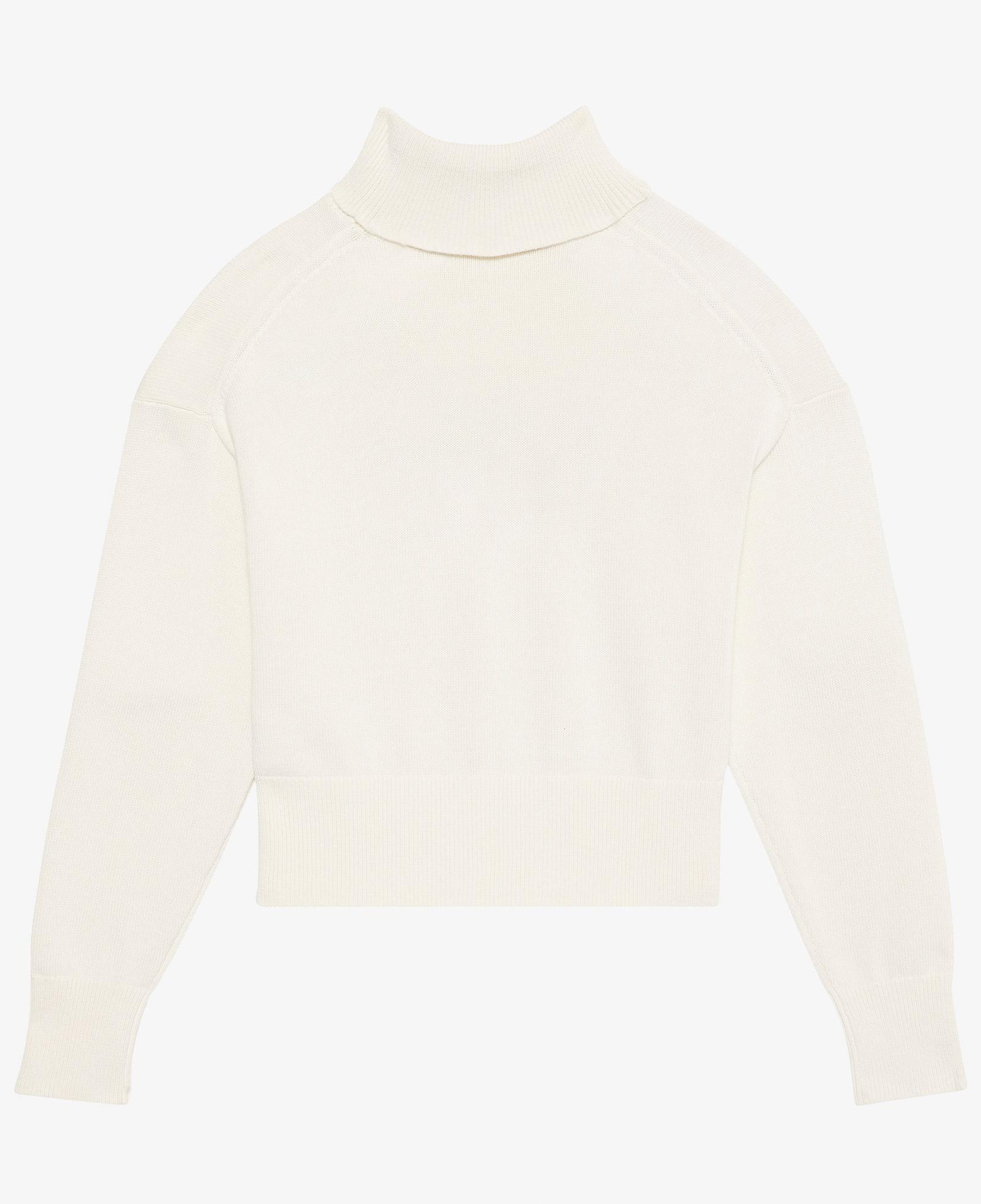 Calvin Klein Logo Pullover Kadın Beyaz Triko