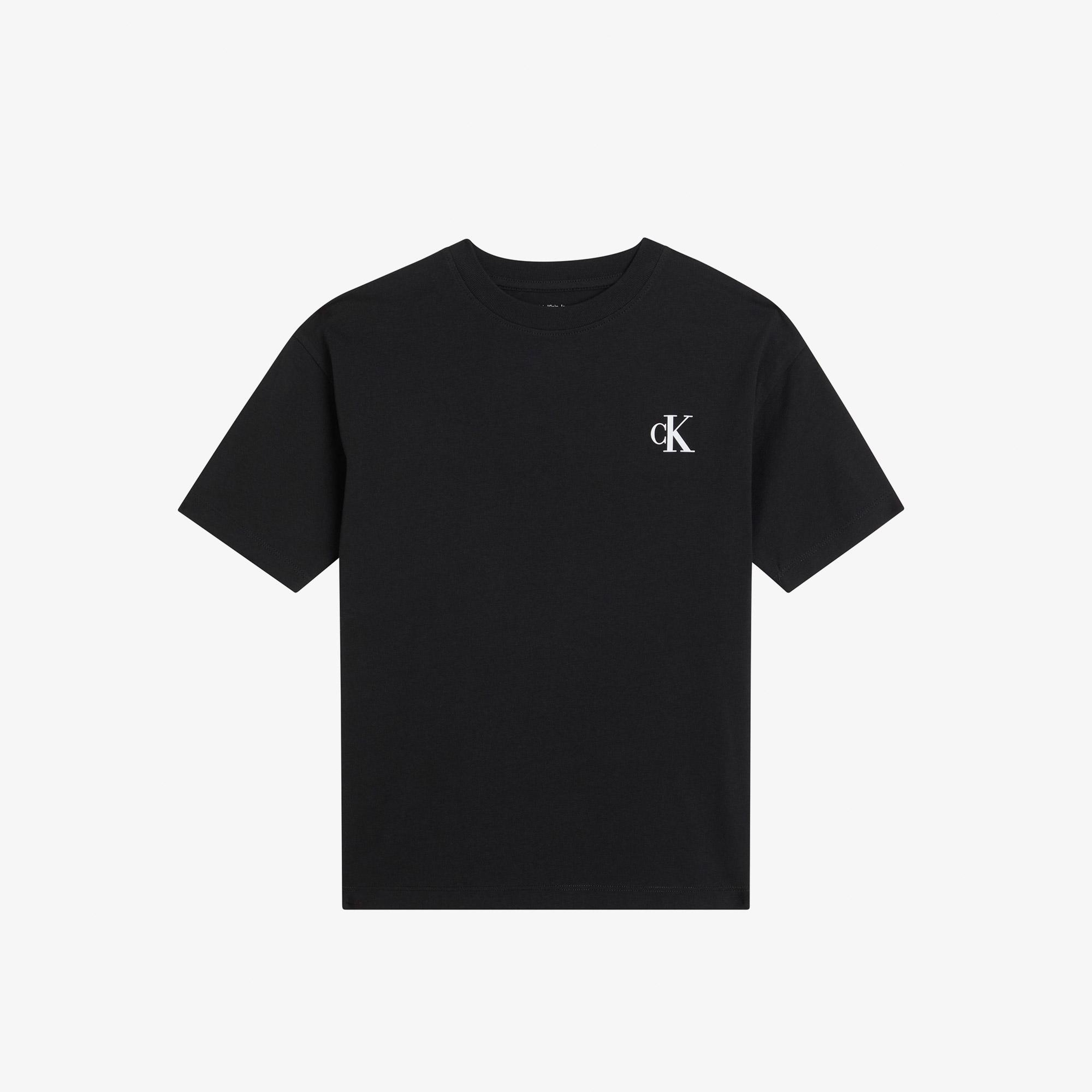Calvin Klein 2'li Monogram Çocuk Siyah T-Shirt