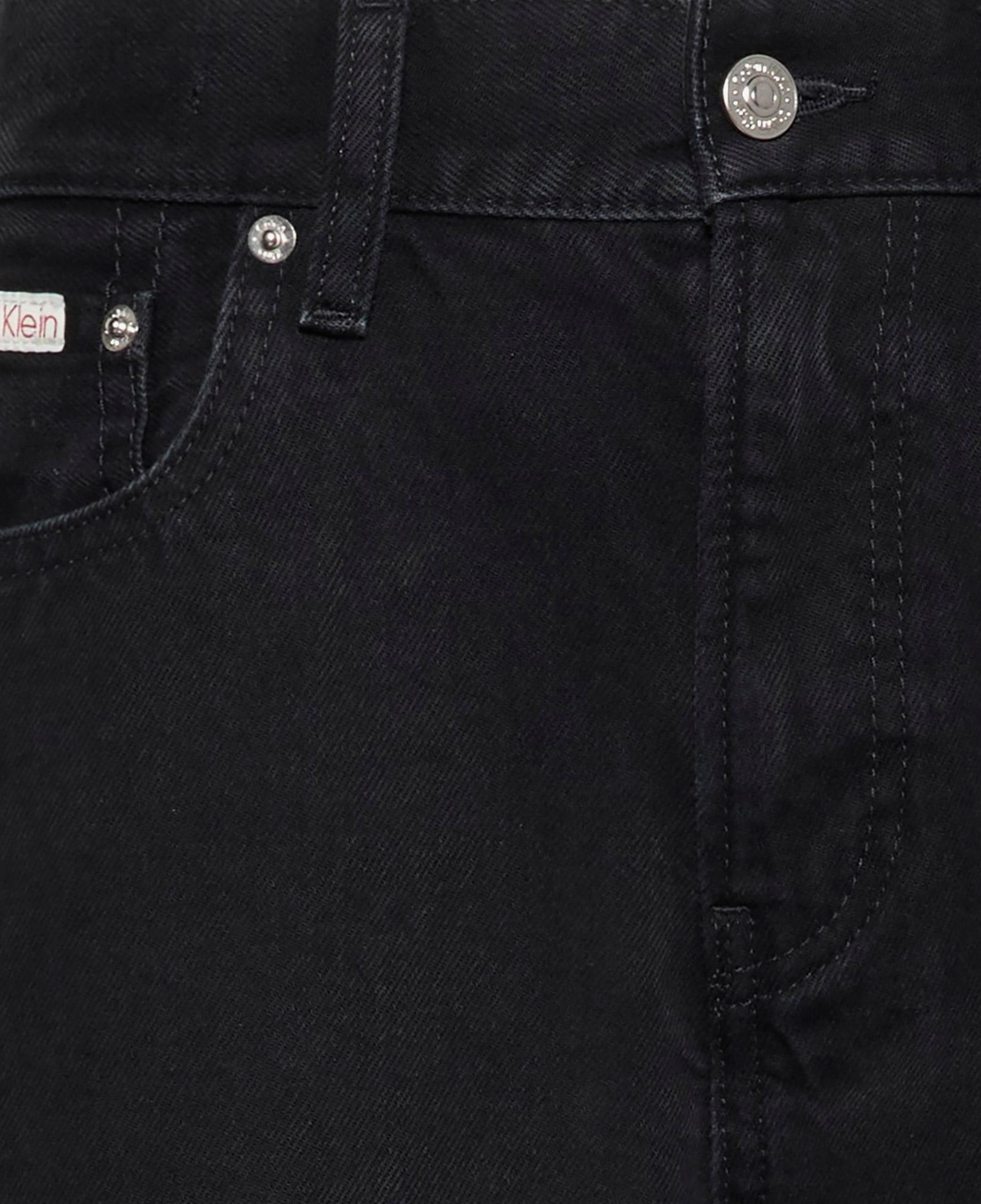 Calvin Klein The Wide Leg Worn Black Kadın Siyah Jean