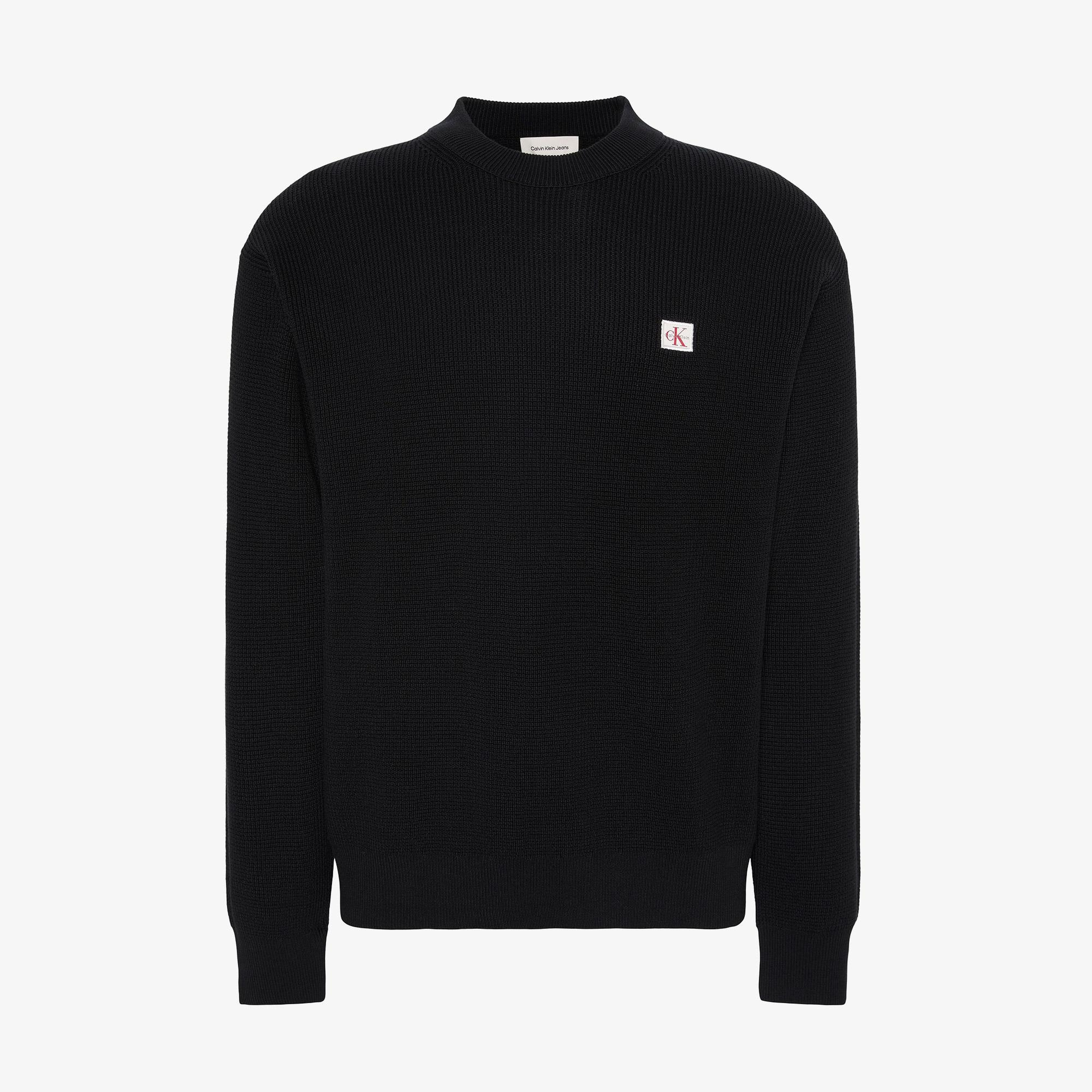Calvin Klein Classic Cotton Erkek Siyah Triko
