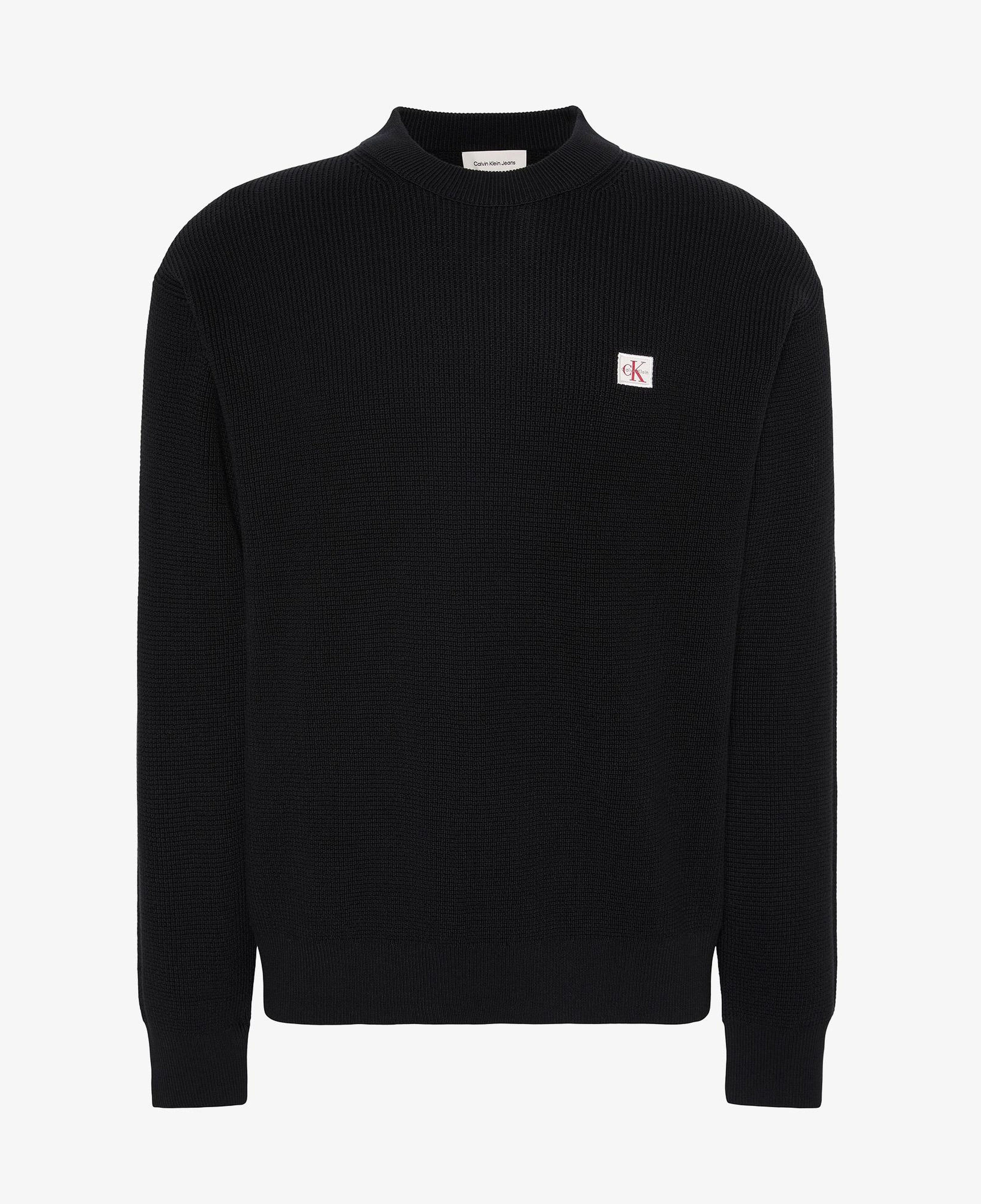 Calvin Klein Classic Cotton Erkek Siyah Triko