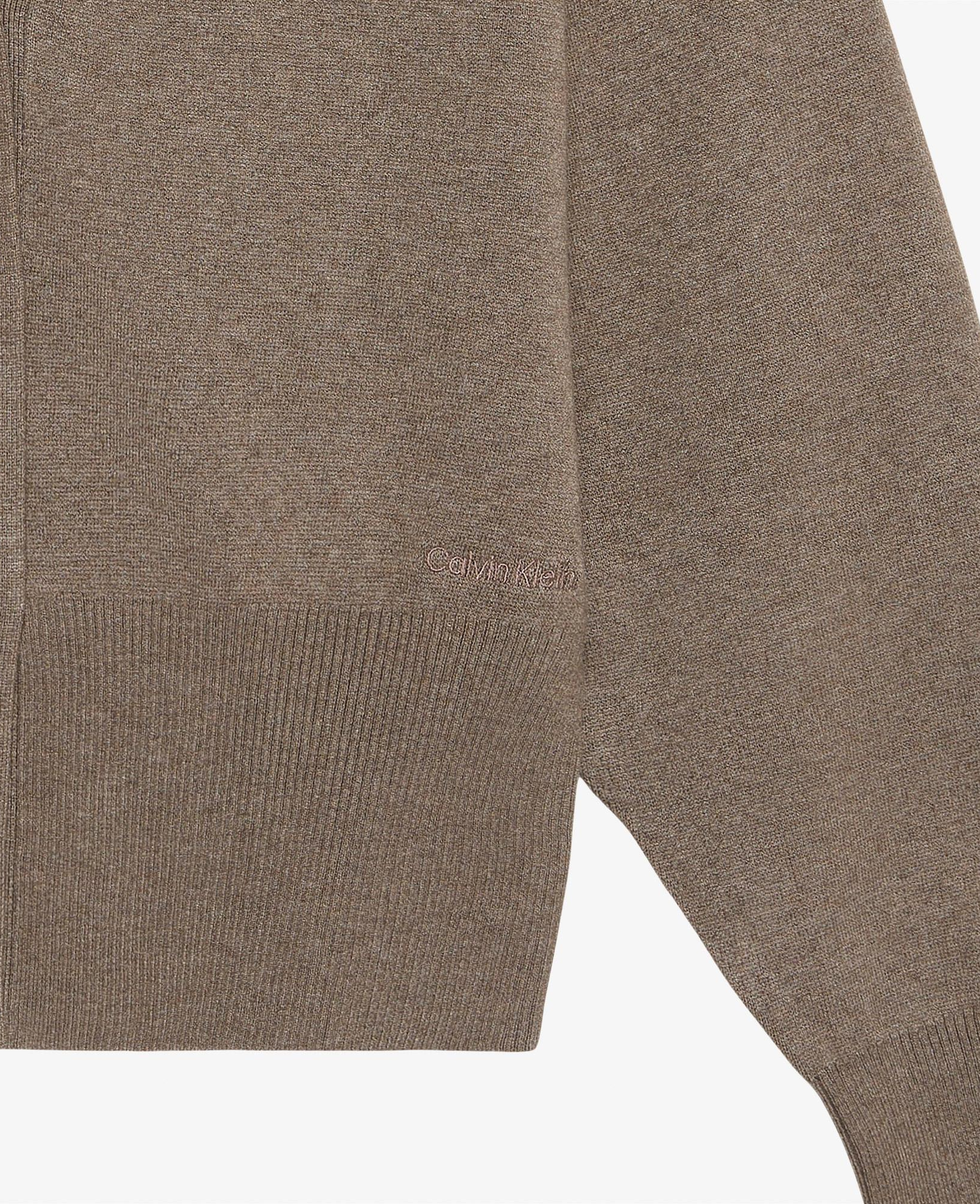 Calvin Klein Tech Knit Cardigan Kadın Bej Triko