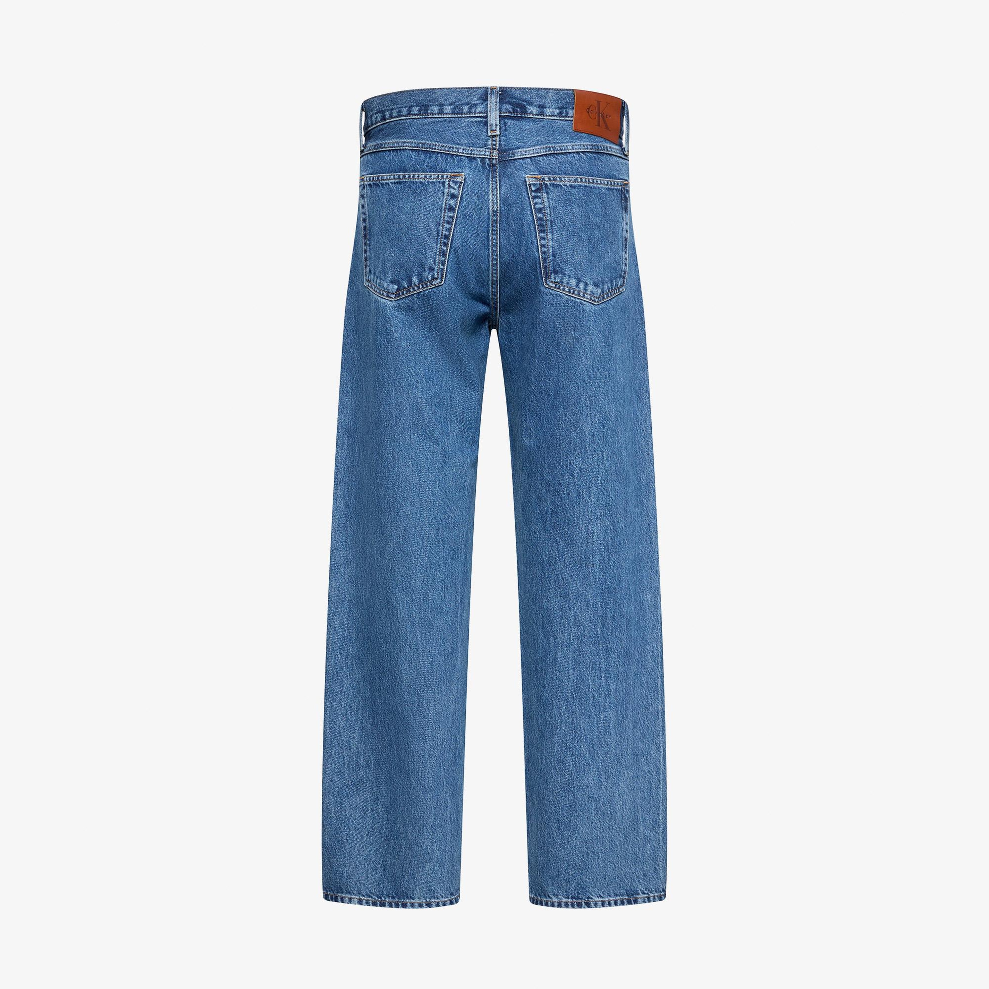Calvin Klein 90S Straight Vapor Erkek Mavi Jean