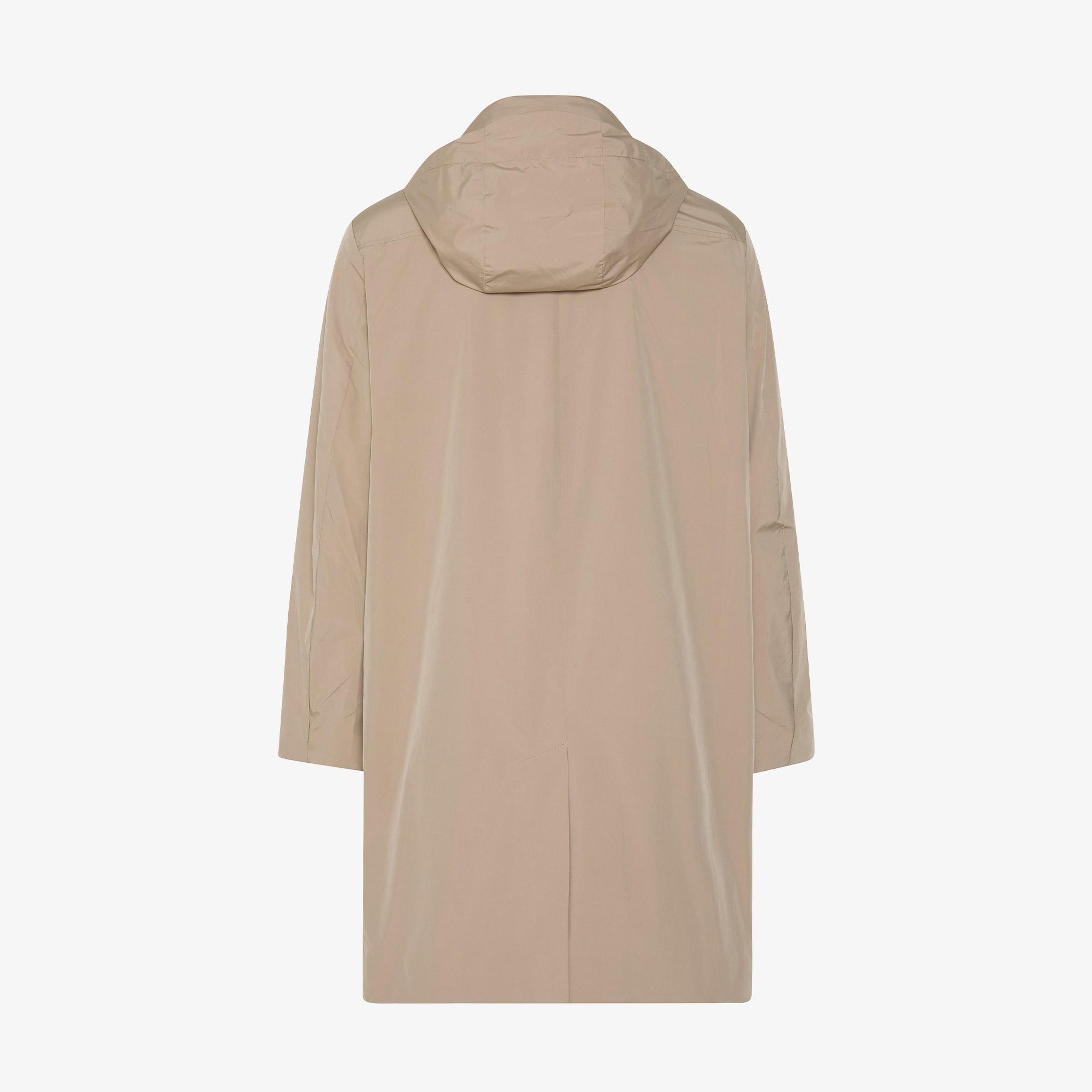 Calvin Klein Relaxed Tech Nylon Long Erkek Kahverengi Ceket