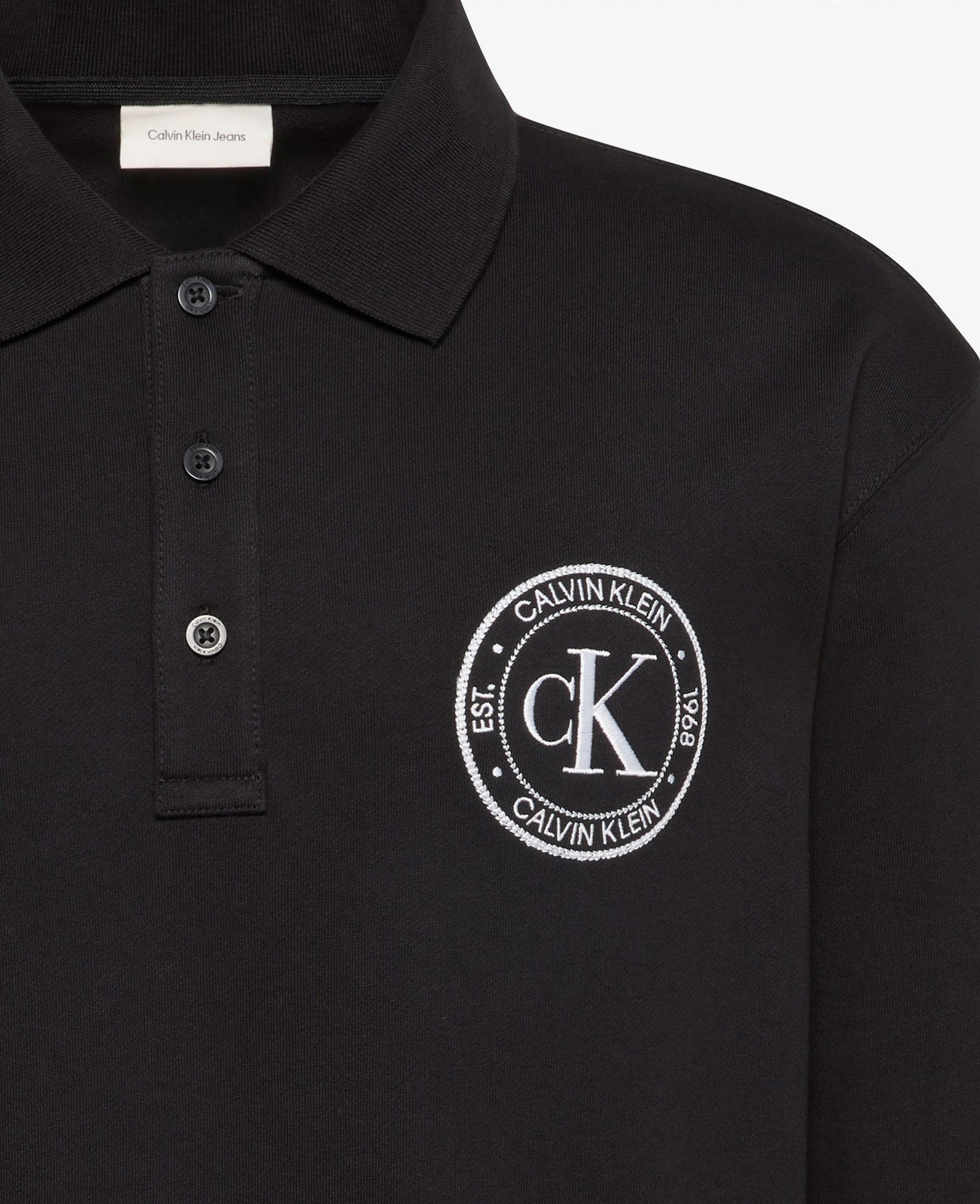 Calvin Klein Terry Graphic Erkek Siyah Sweatshirt