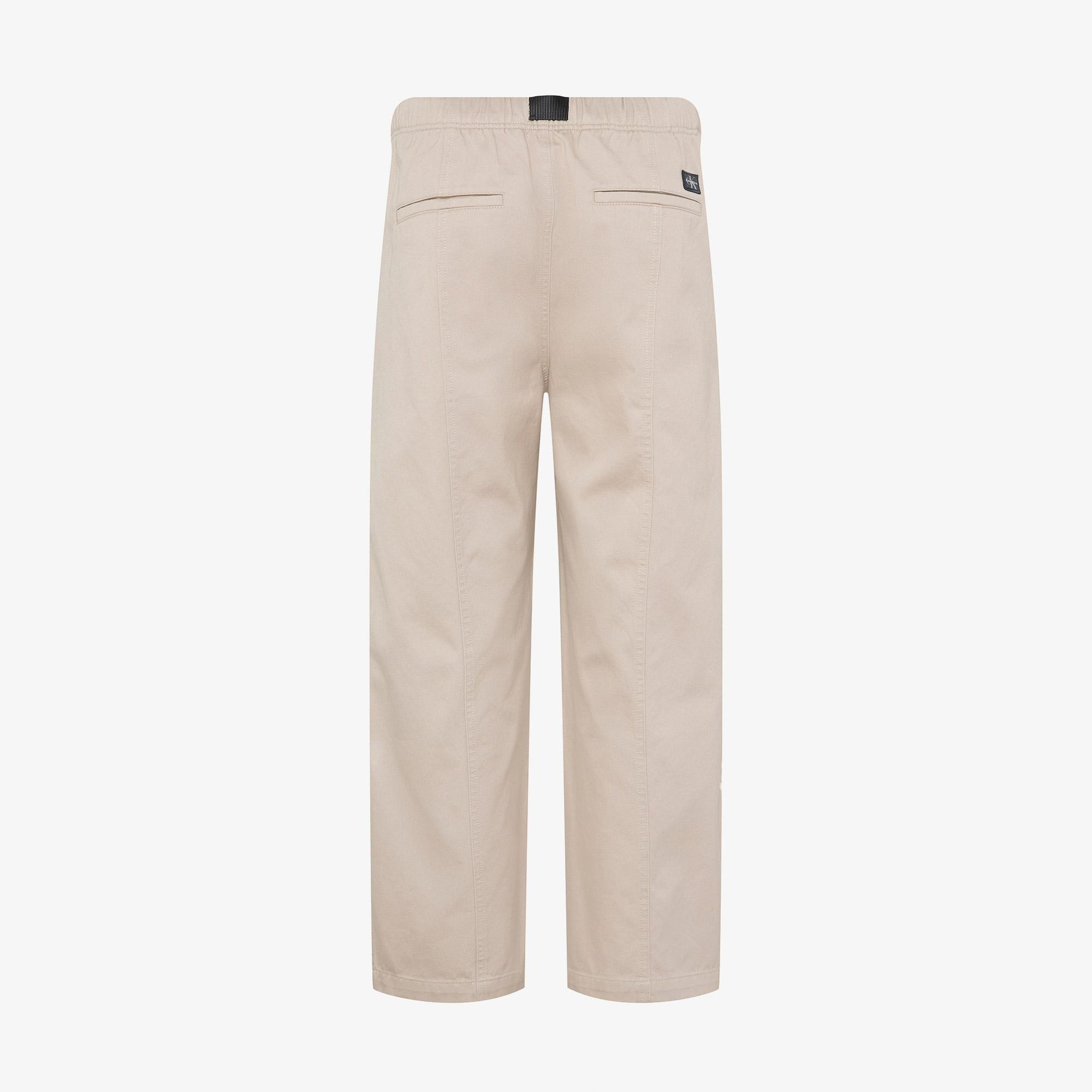 Calvin Klein Baggy Heavy Cotton Twill Erkek Kahverengi Pantolon