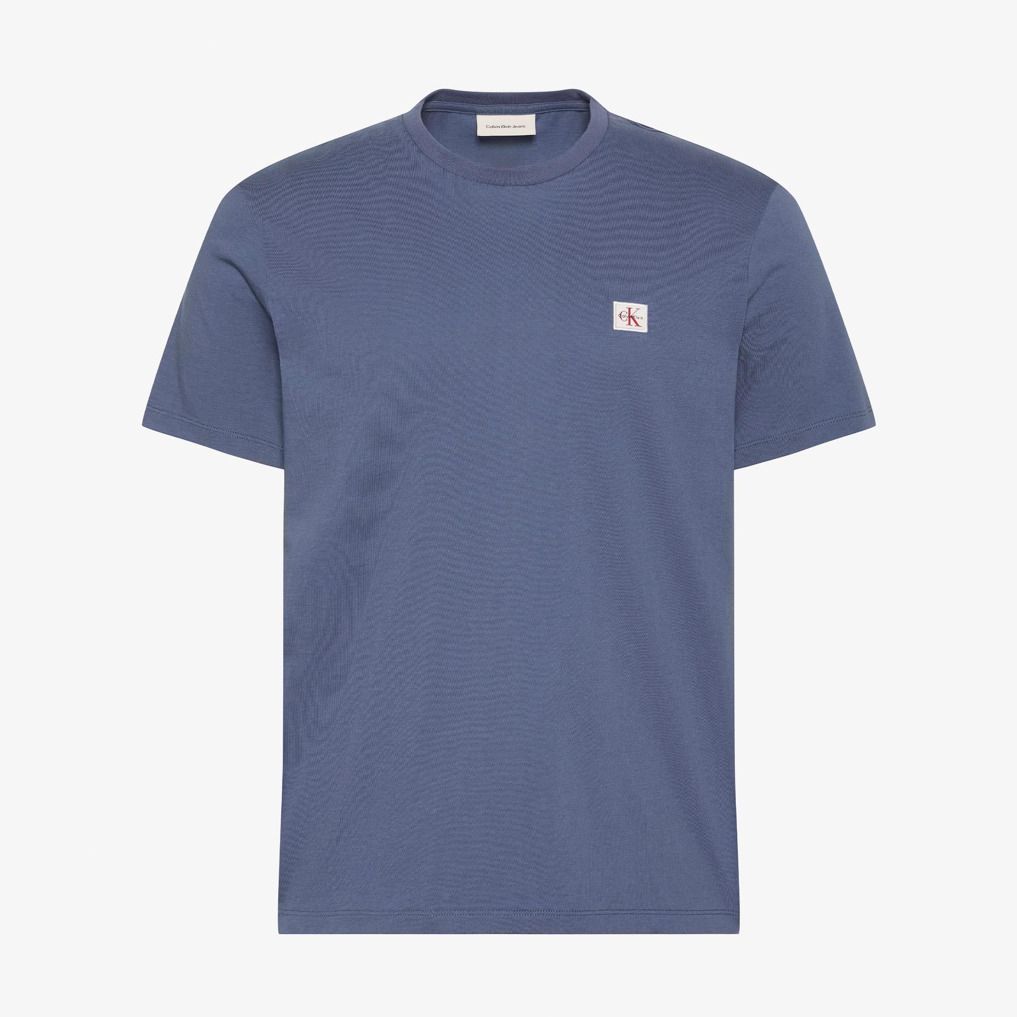 Calvin Klein Badge 30S Classic Erkek Mavi T-Shirt