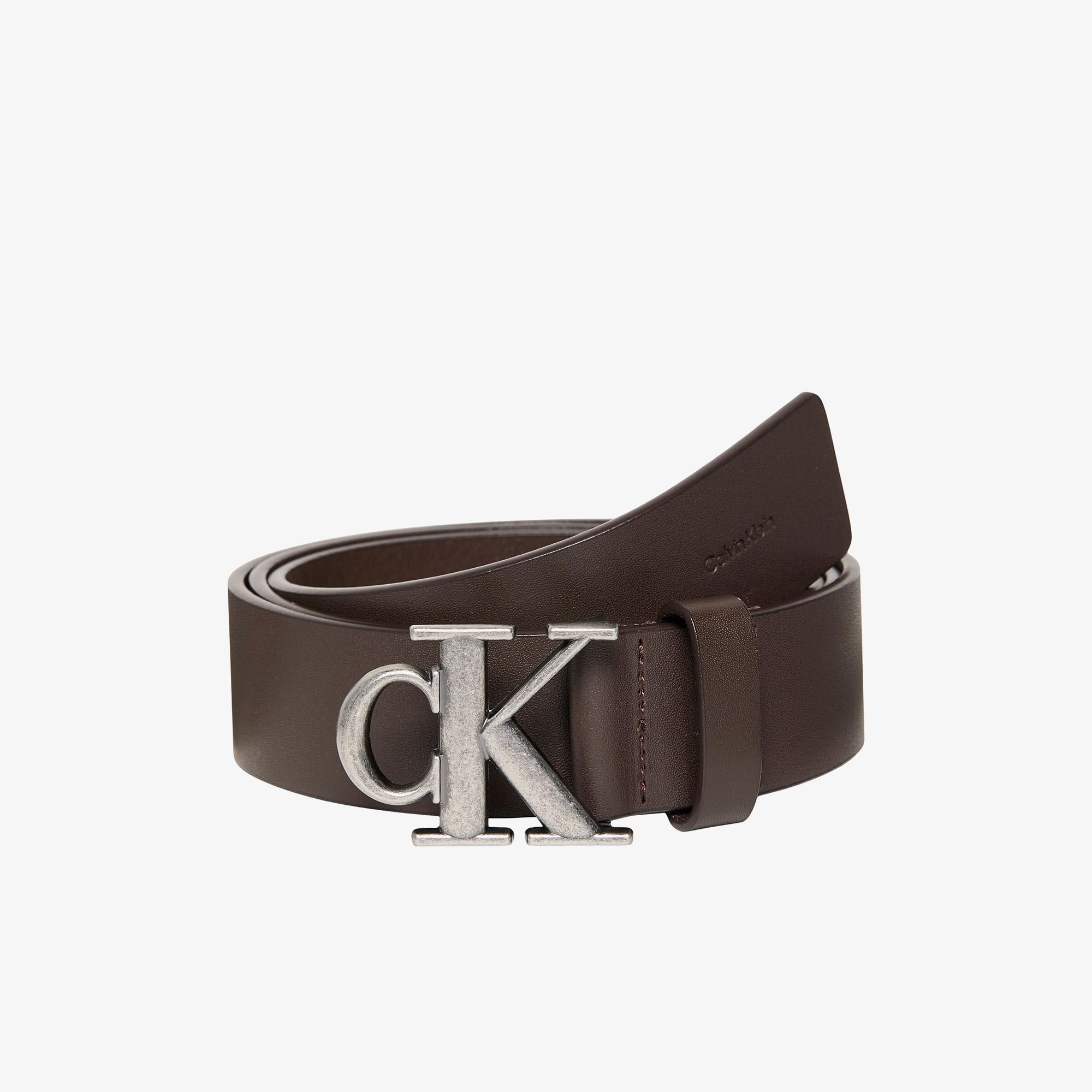 Calvin Klein Buckle Smooth 35Mm Erkek Kahverengi Kemer