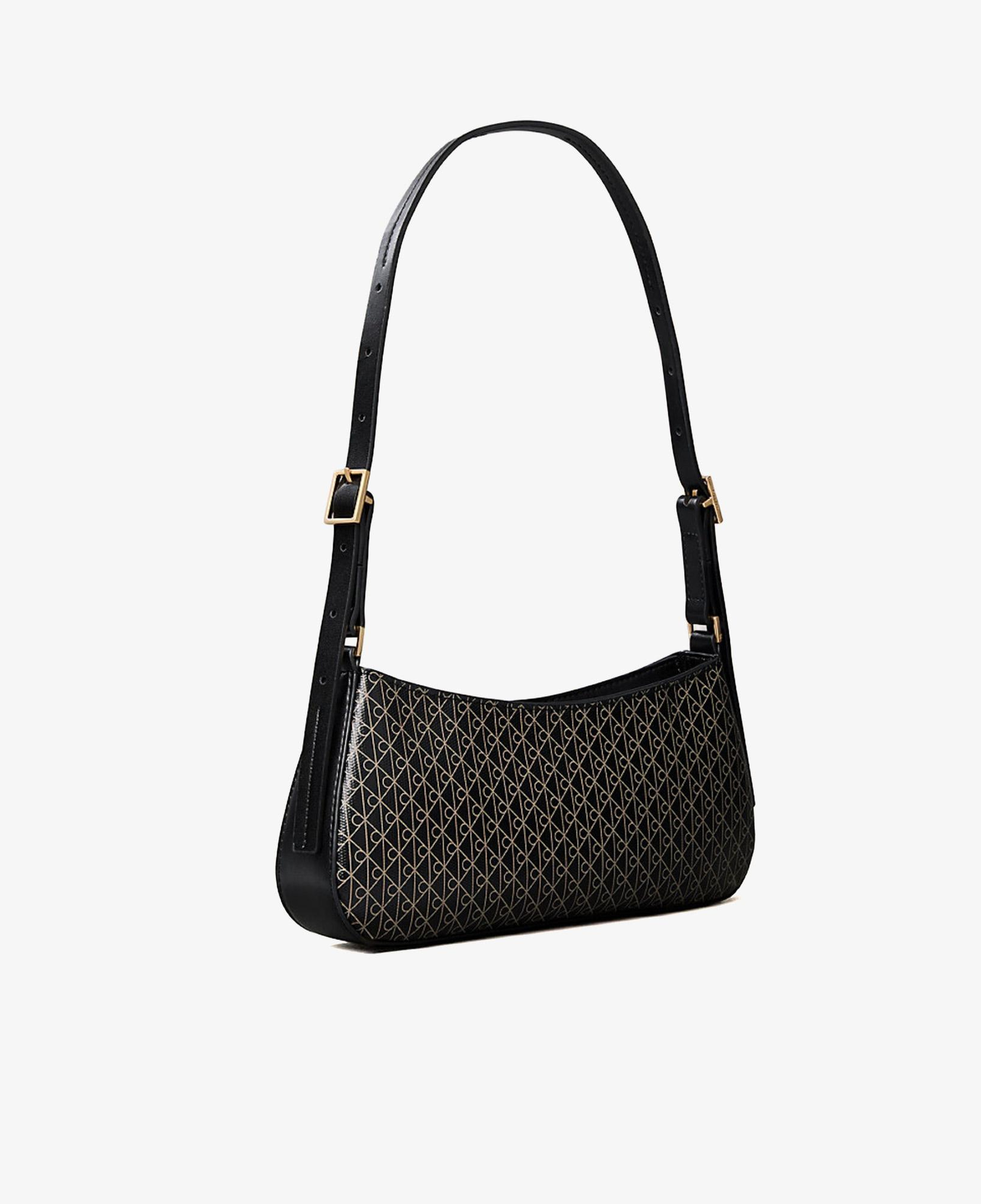 Calvin Klein Emblem Small Kadın Siyah Omuz Çantası