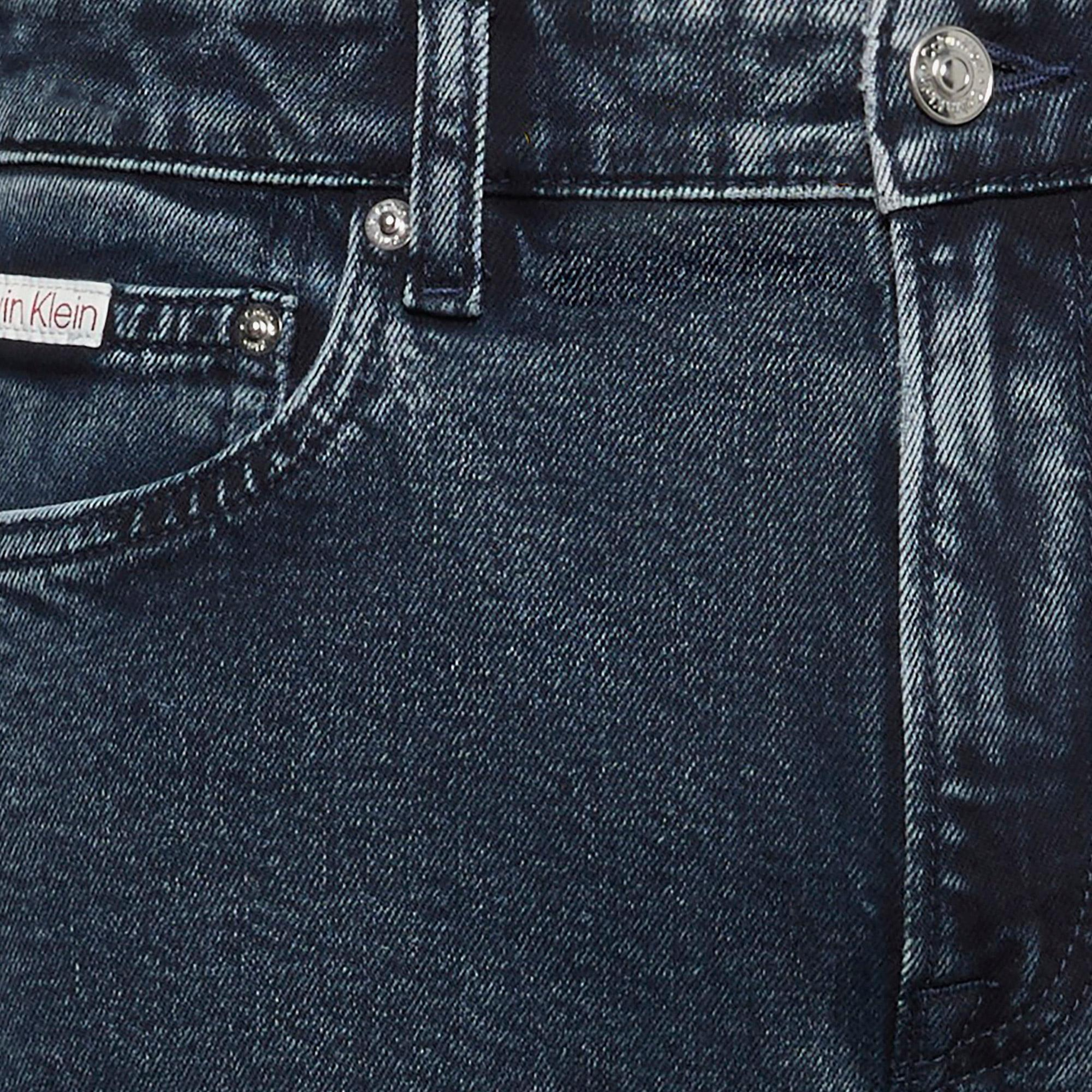 Calvin Klein Slim Taper Everest Erkek Mavi Jean