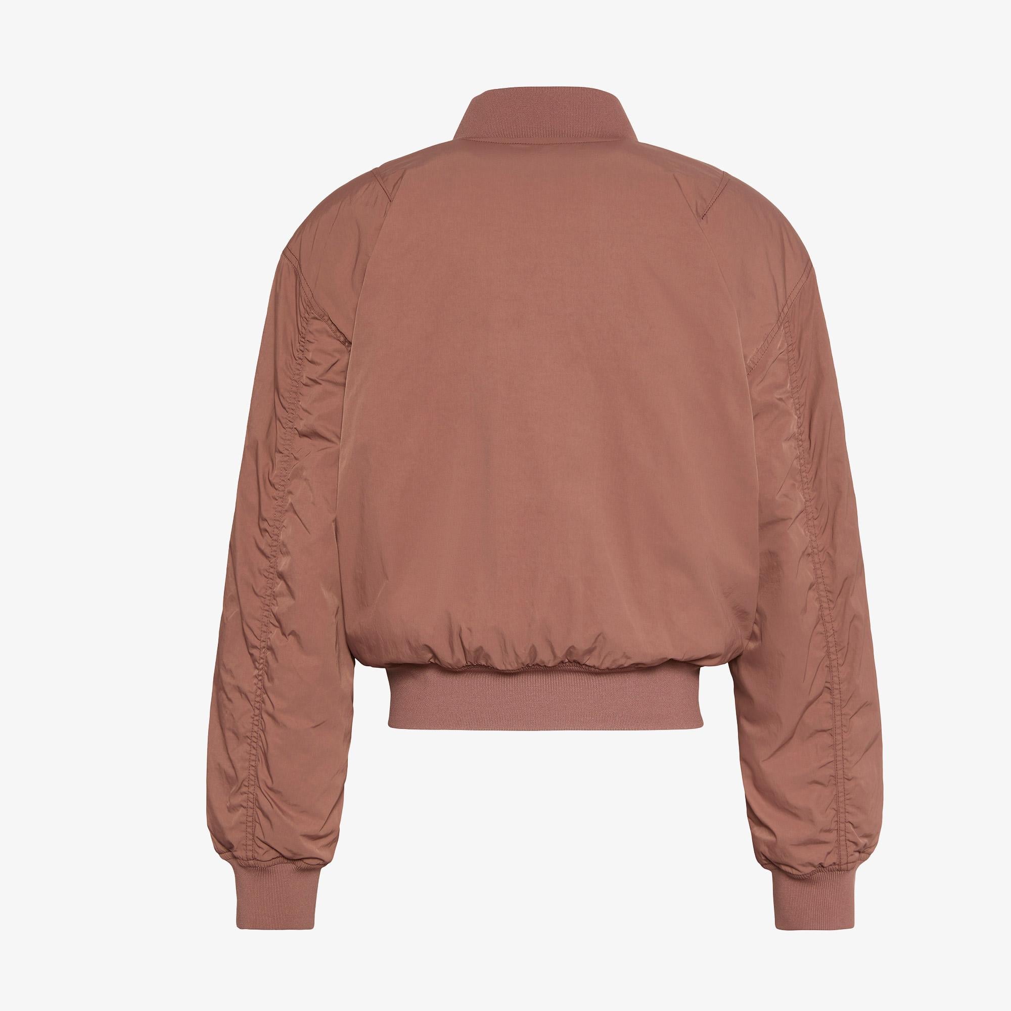 Calvin Klein Essential Nylon Bomber Kadın Kahverengi Ceket