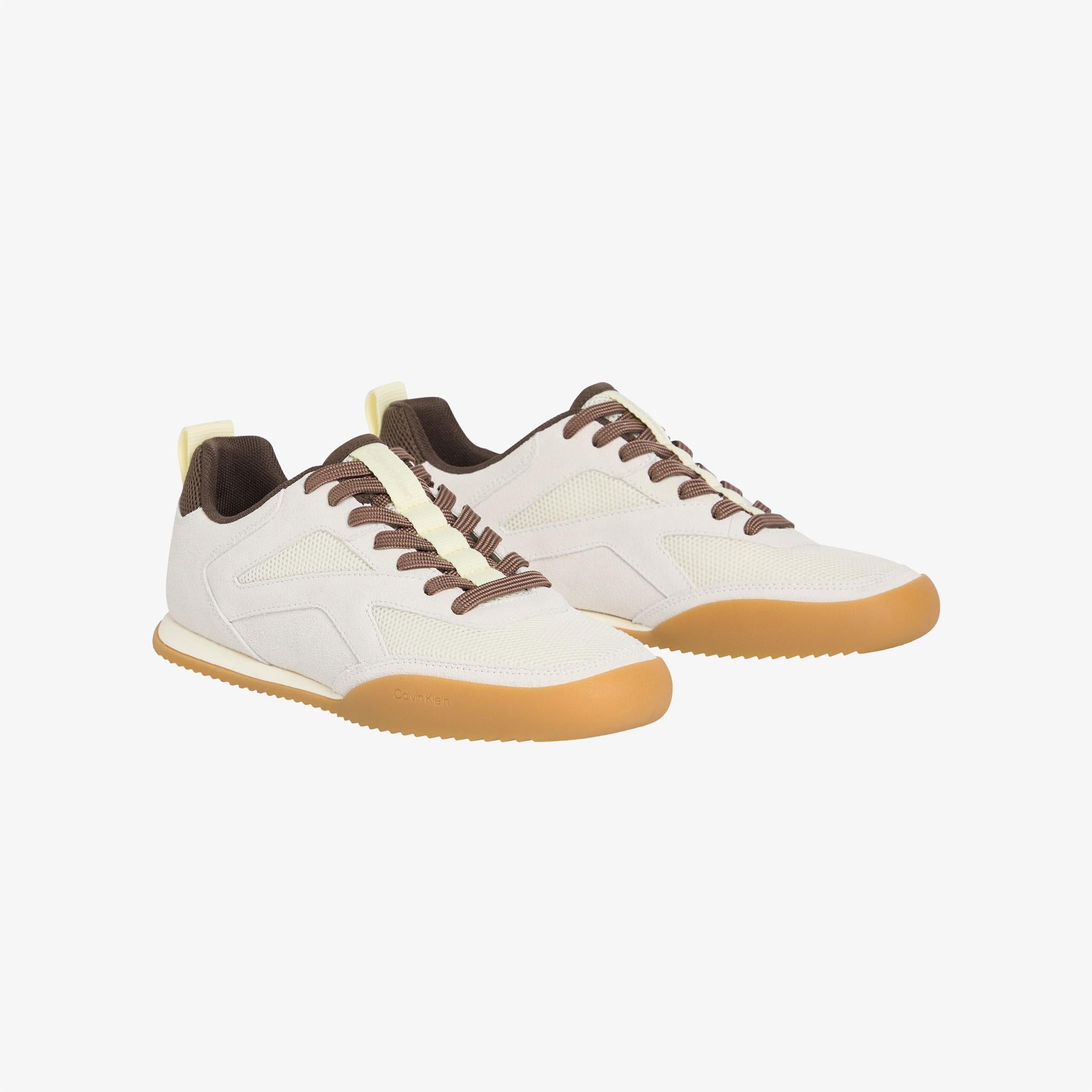 Calvin Klein Low Pro Runner Mesh Kadın Sarı Sneaker
