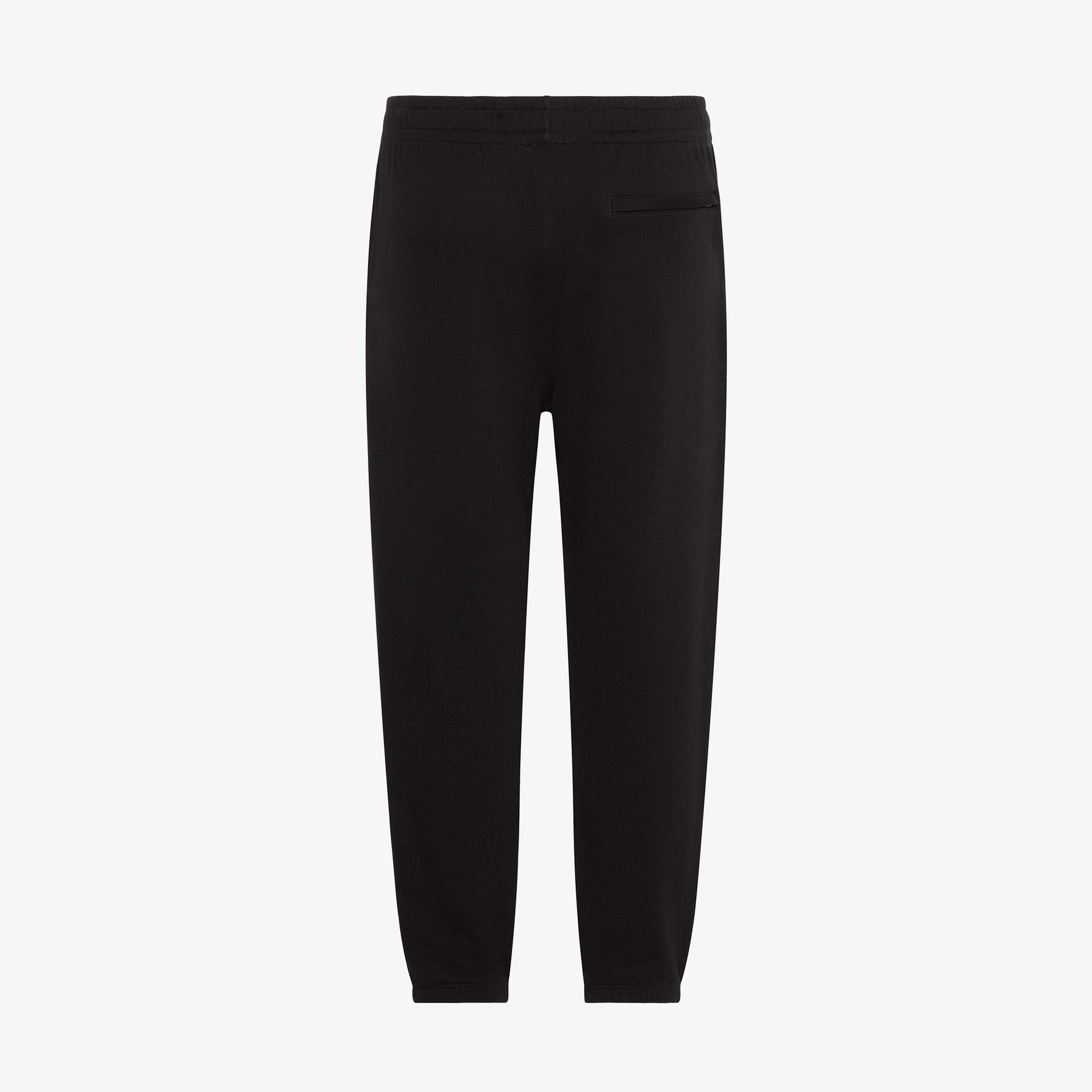 Calvin Klein Terry Crest Graphic Jogger Erkek Siyah Eşofman Altı