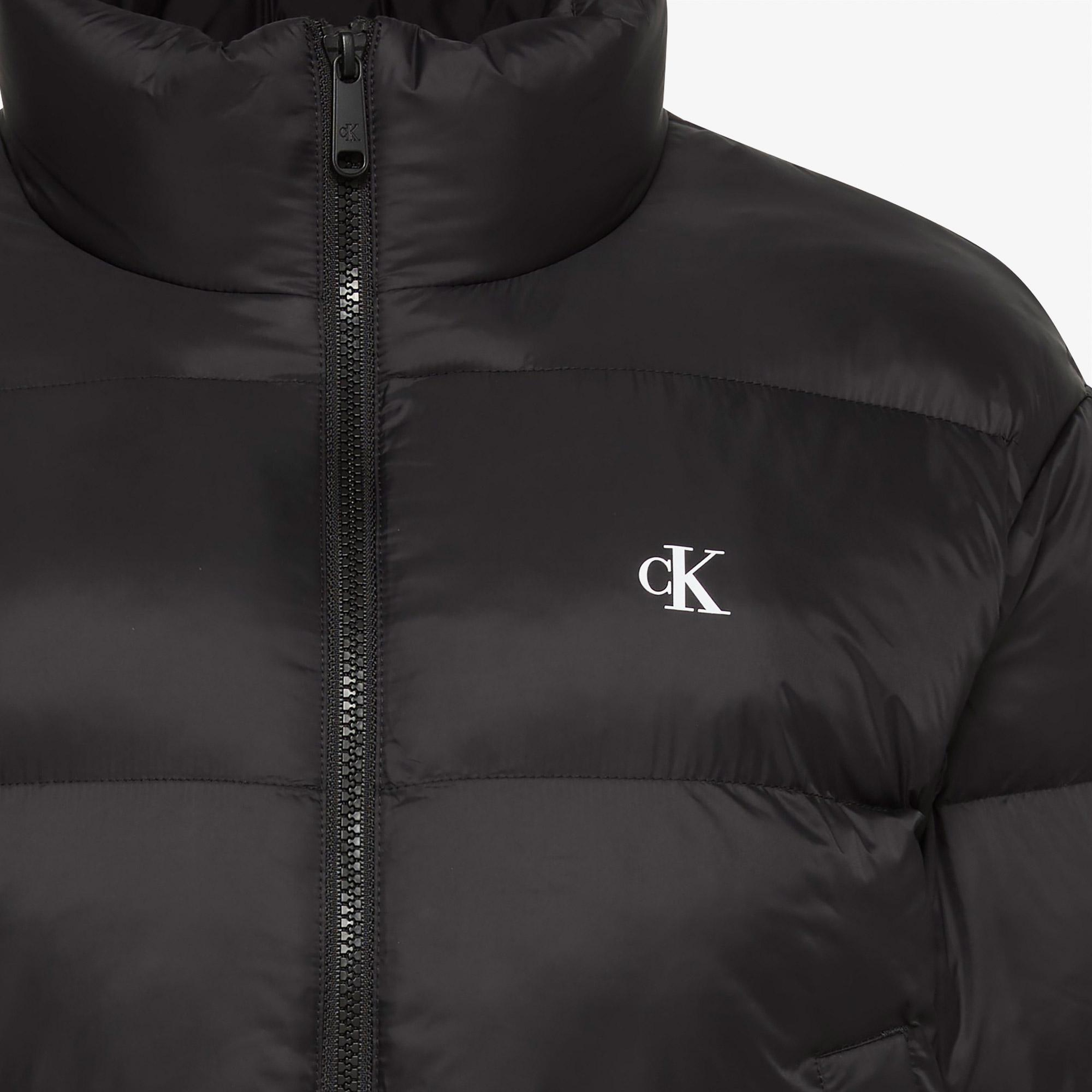 Calvin Klein Essential Crop Puffer Kadın Siyah Ceket