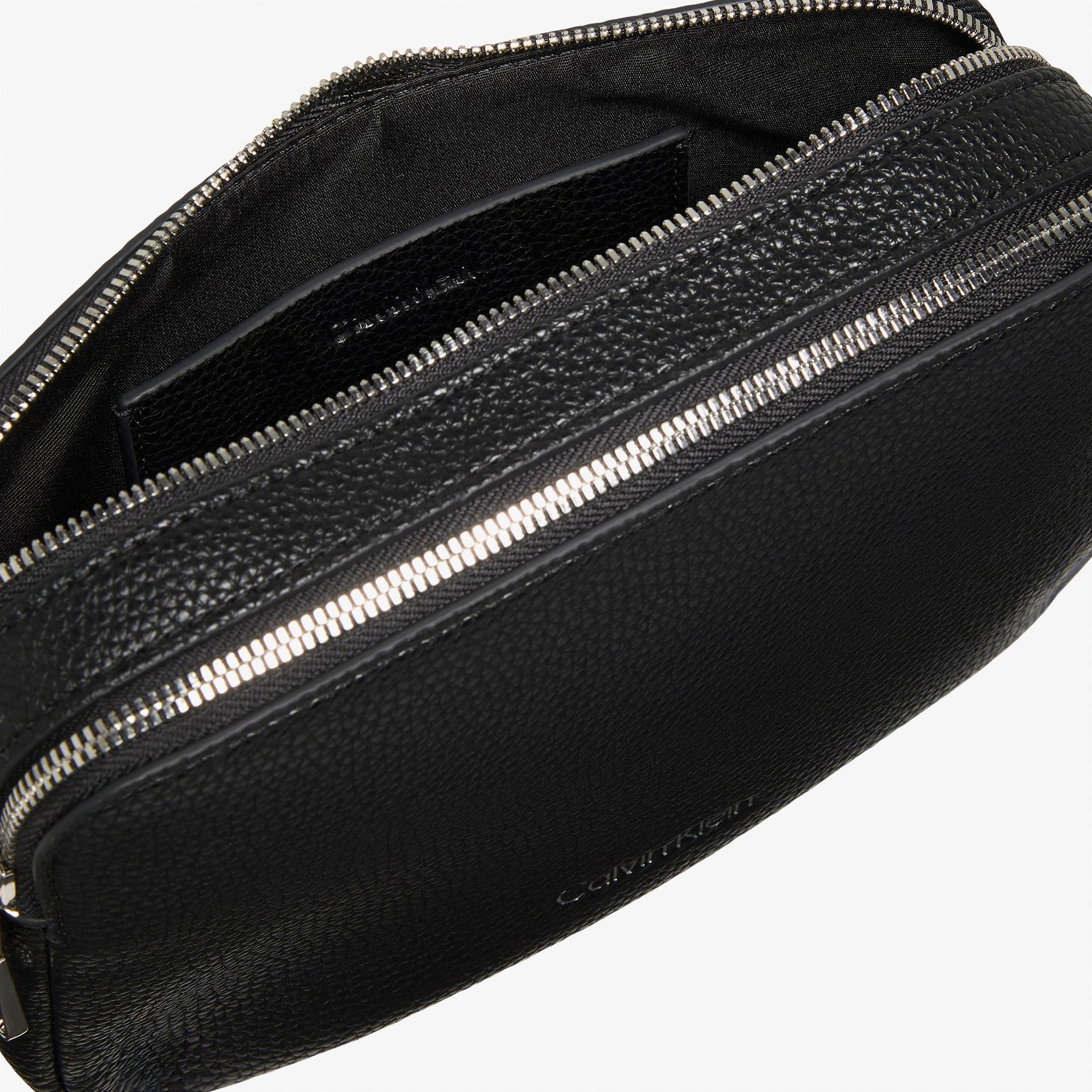 Calvin Klein Webbing 2X Strap Kadın Siyah Omuz Çantası