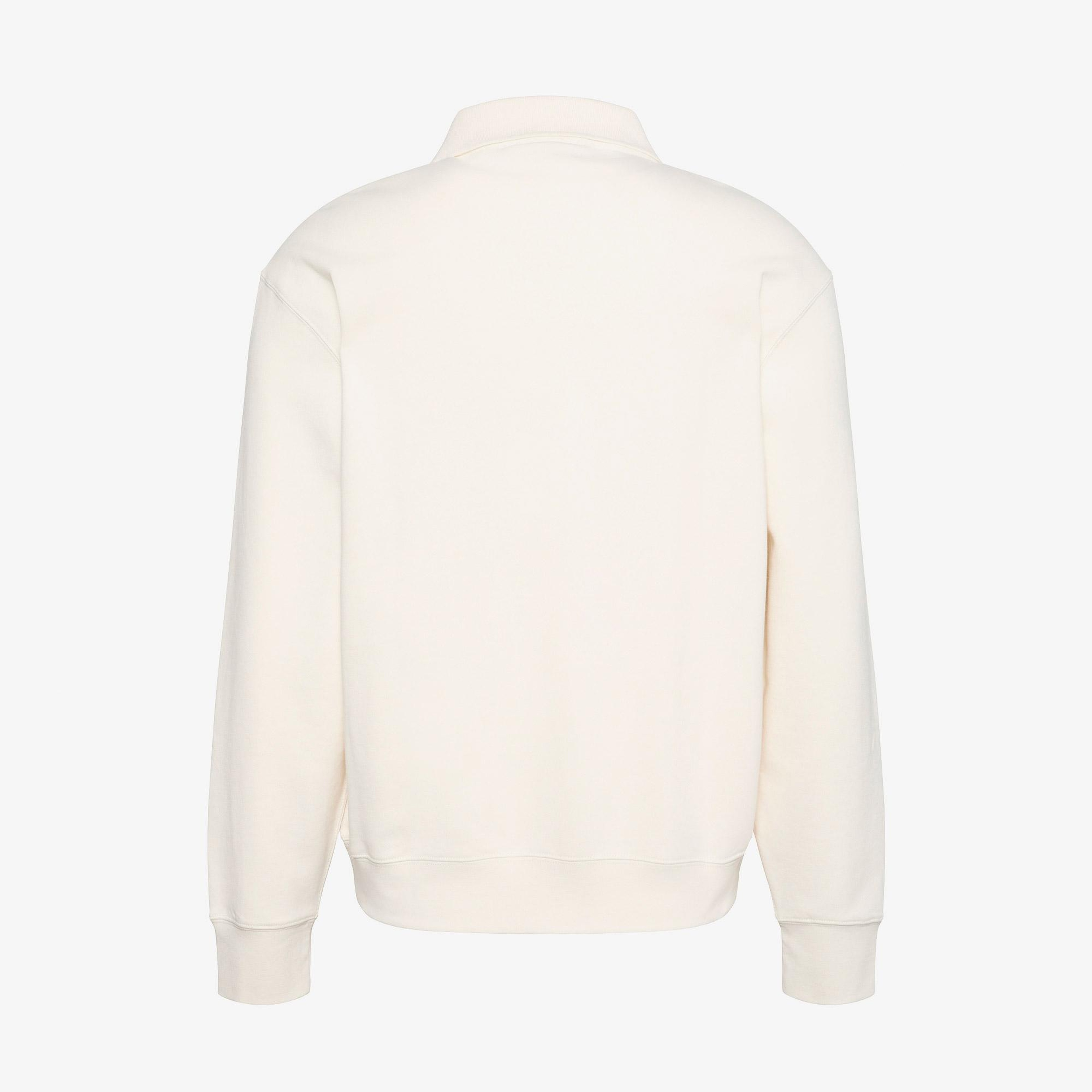 Calvin Klein Terry Graphic Erkek Beyaz Sweatshirt