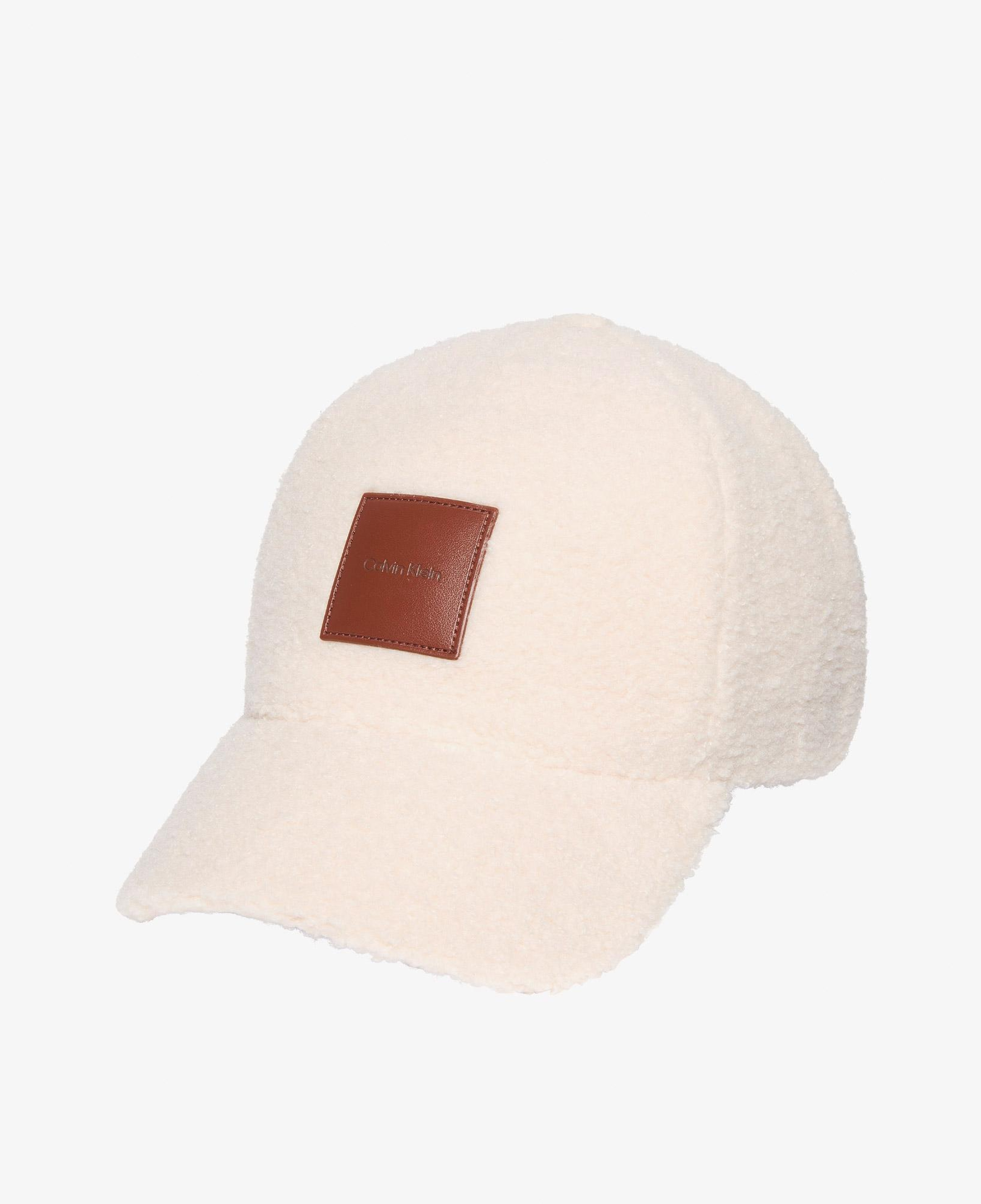 Calvin Klein All-Over Sherpa Patch Kadın Haki Şapka