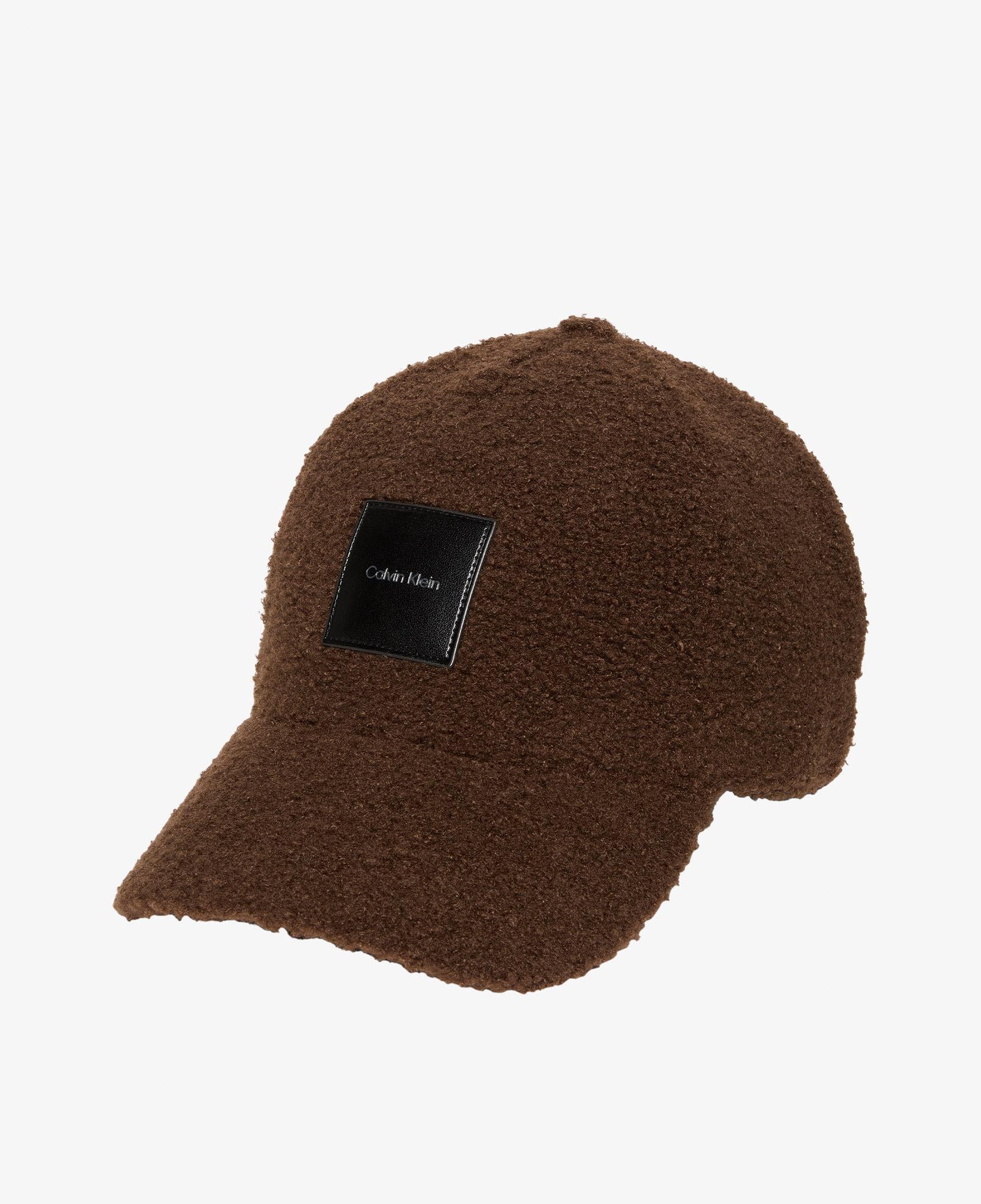 Calvin Klein All-Over Sherpa Patch Kadın Kahverengi Şapka