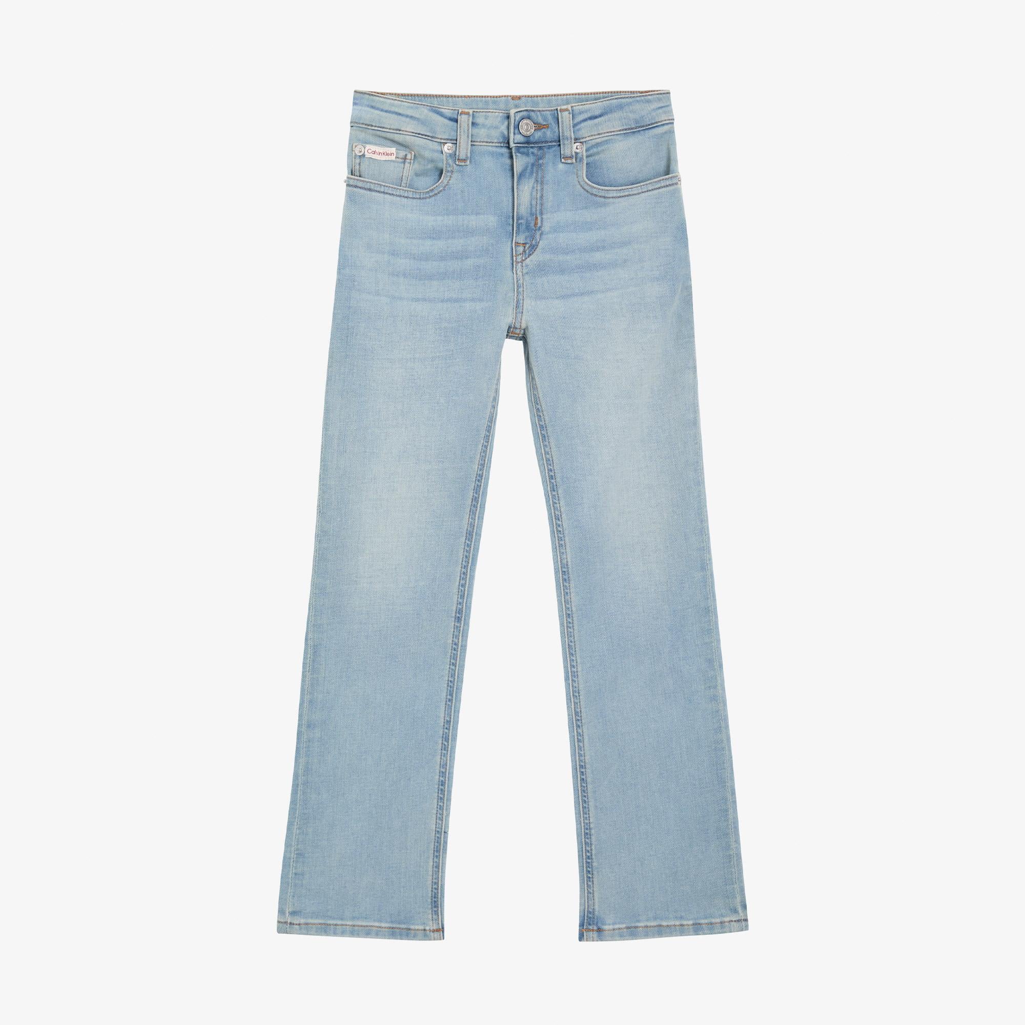 Calvin Klein Straight Andrew Wash Çocuk Mavi Jean