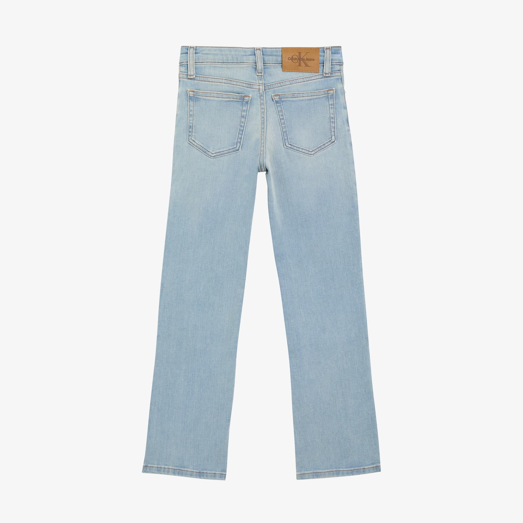 Calvin Klein Straight Andrew Wash Çocuk Mavi Jean