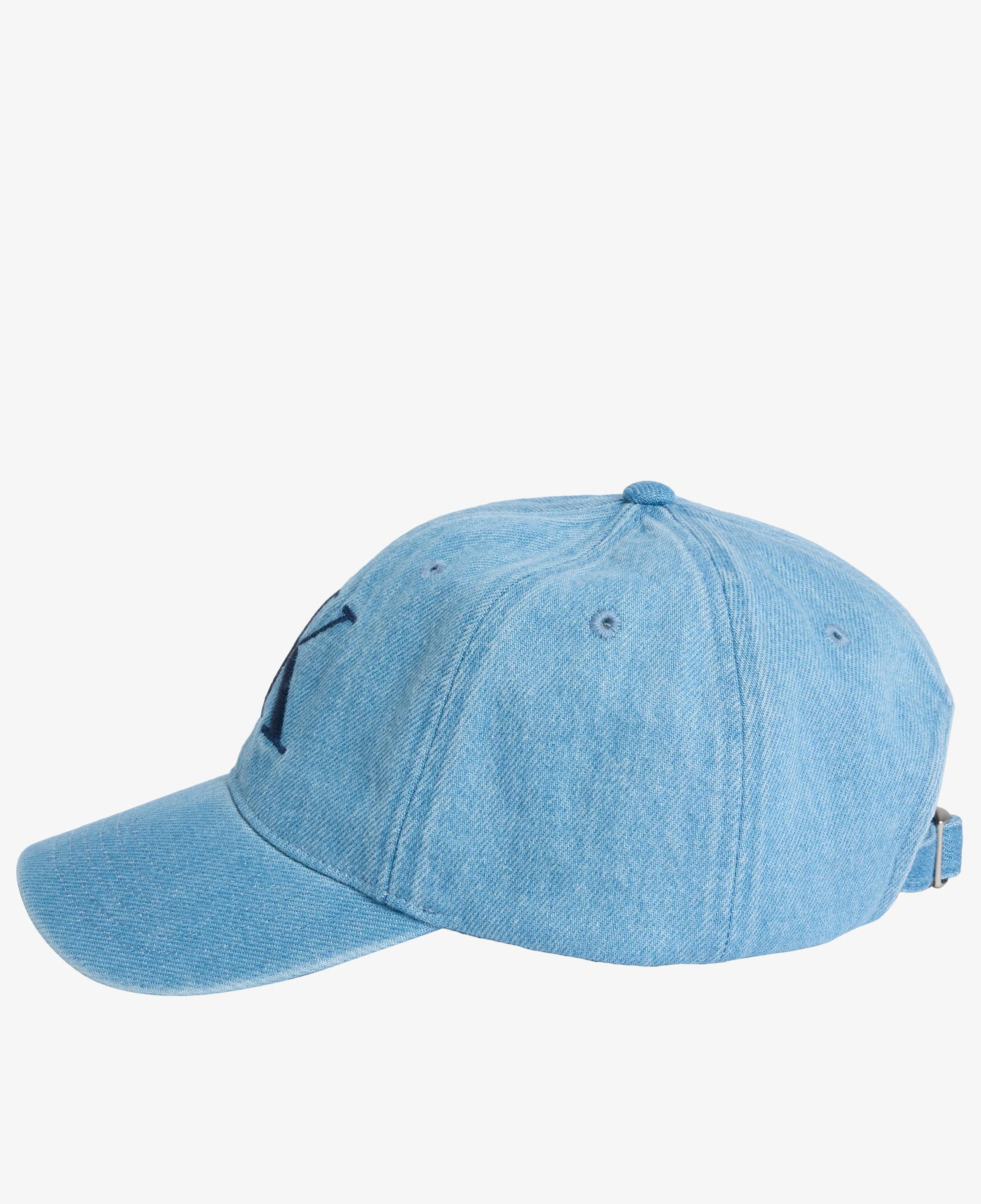 Calvin Klein Large Monogram Emblem Denim Çocuk Mavi Şapka