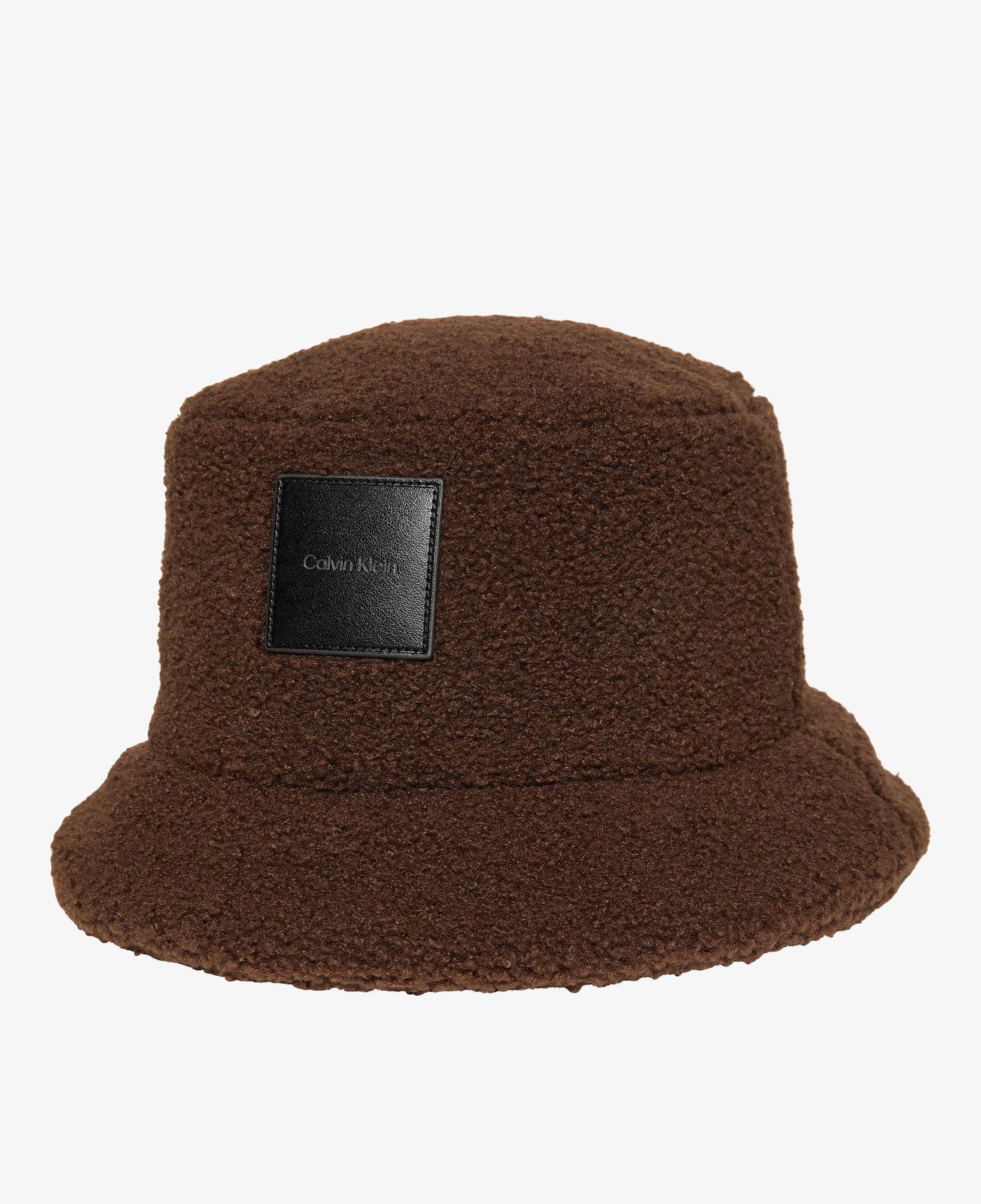 Calvin Klein All-Over Sherpa Patch Bucket Kadın Kahverengi Bucket Şapka