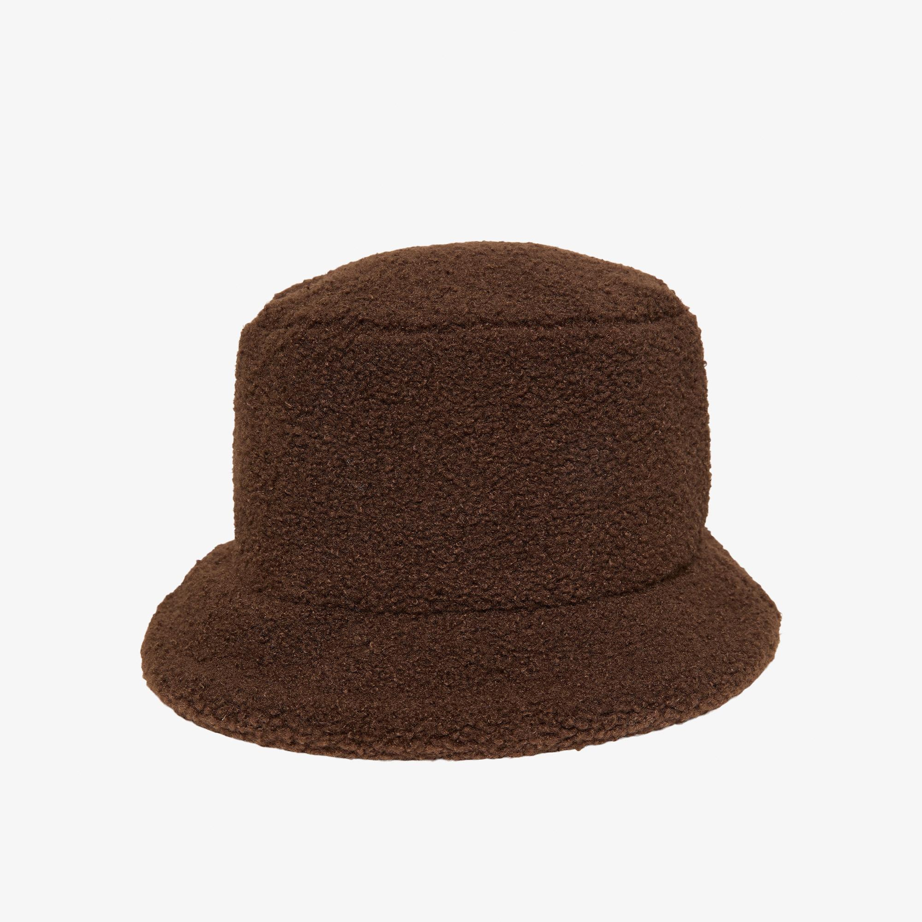 Calvin Klein All-Over Sherpa Patch Bucket Kadın Kahverengi Bucket Şapka