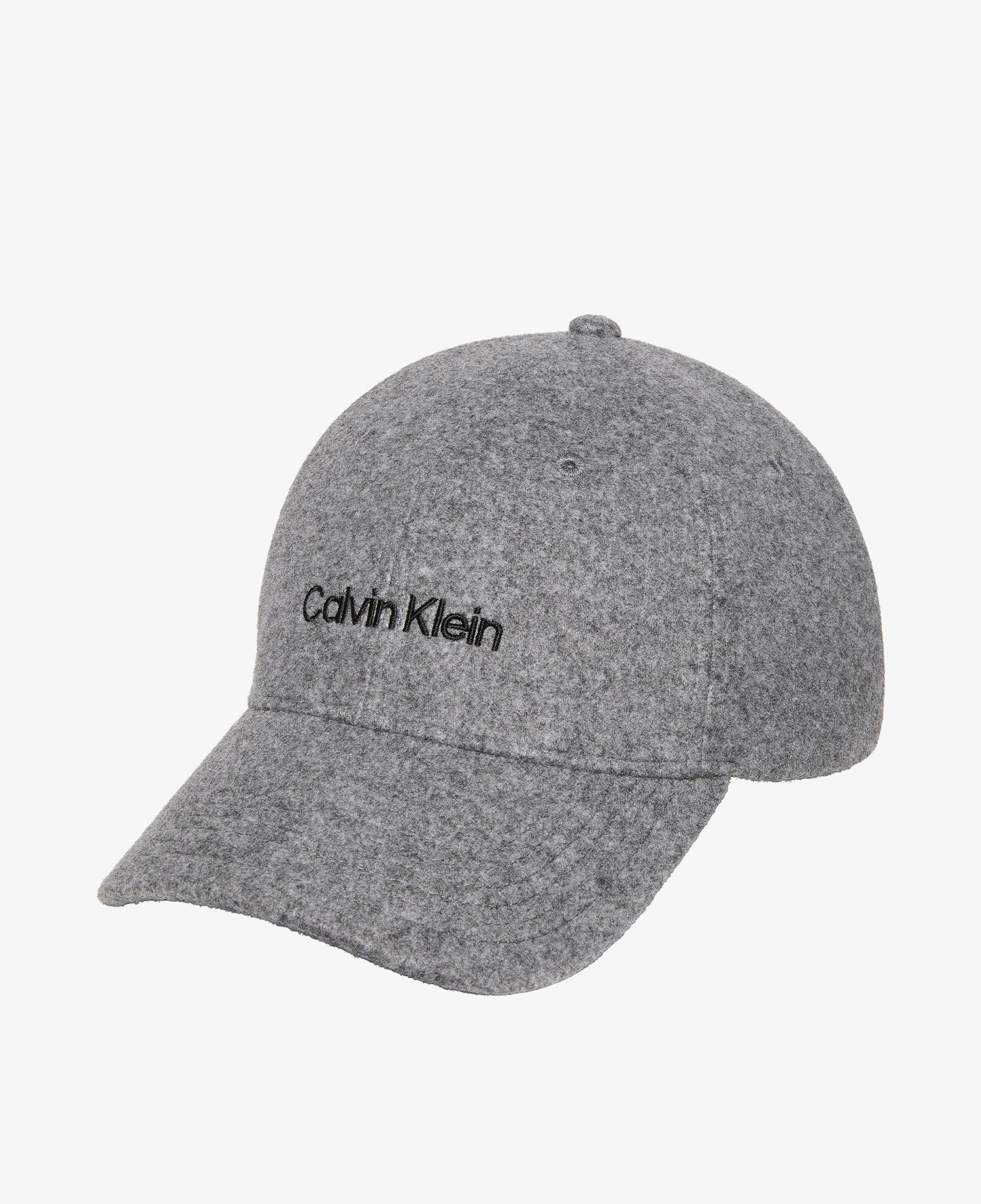 Calvin Klein Emblem Tıtlecase Logo Felt Erkek Gri Şapka