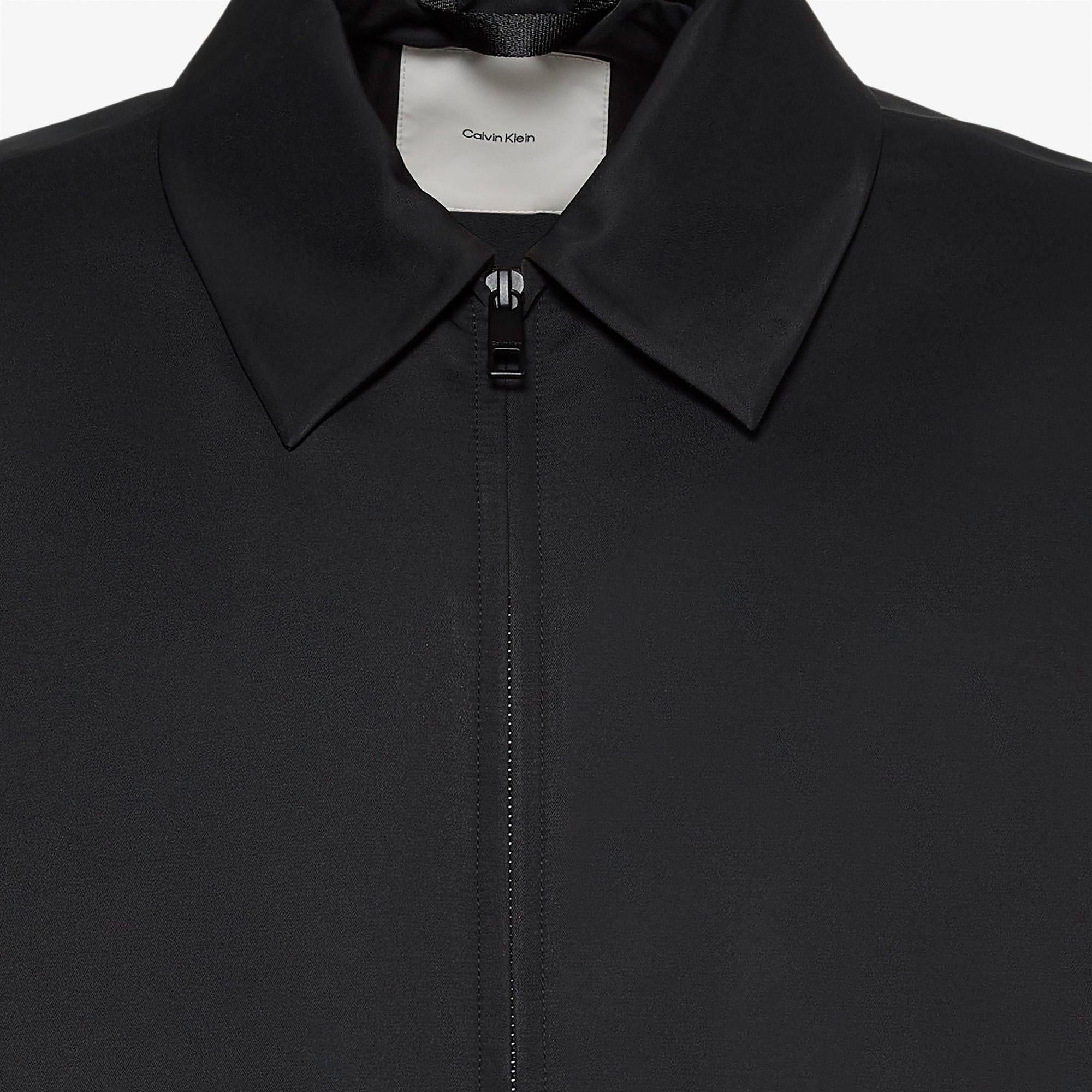 Calvin Klein Tech Nylon Blouson Erkek Siyah Ceket