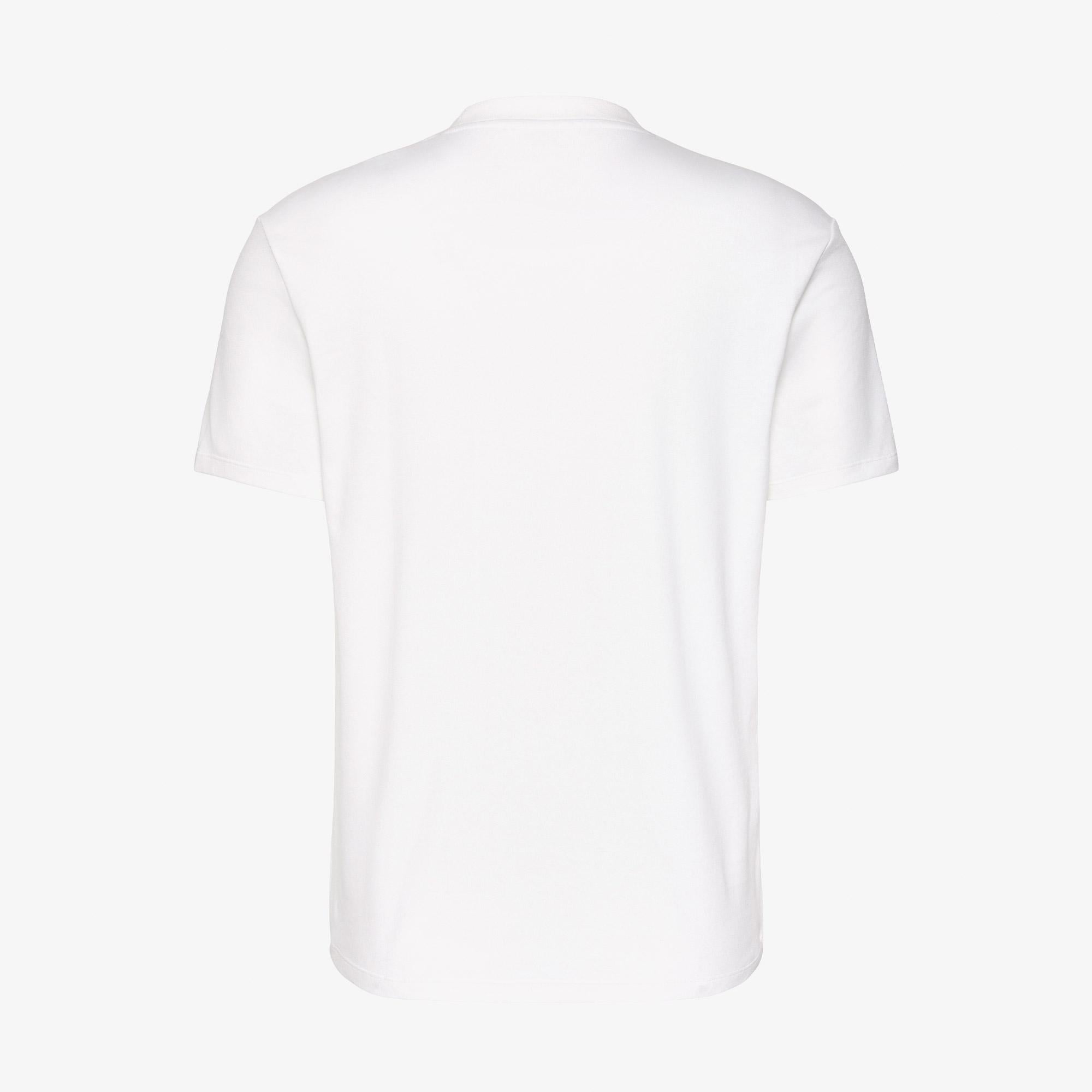 Calvin Klein Tech Interlock Erkek Beyaz T-Shirt