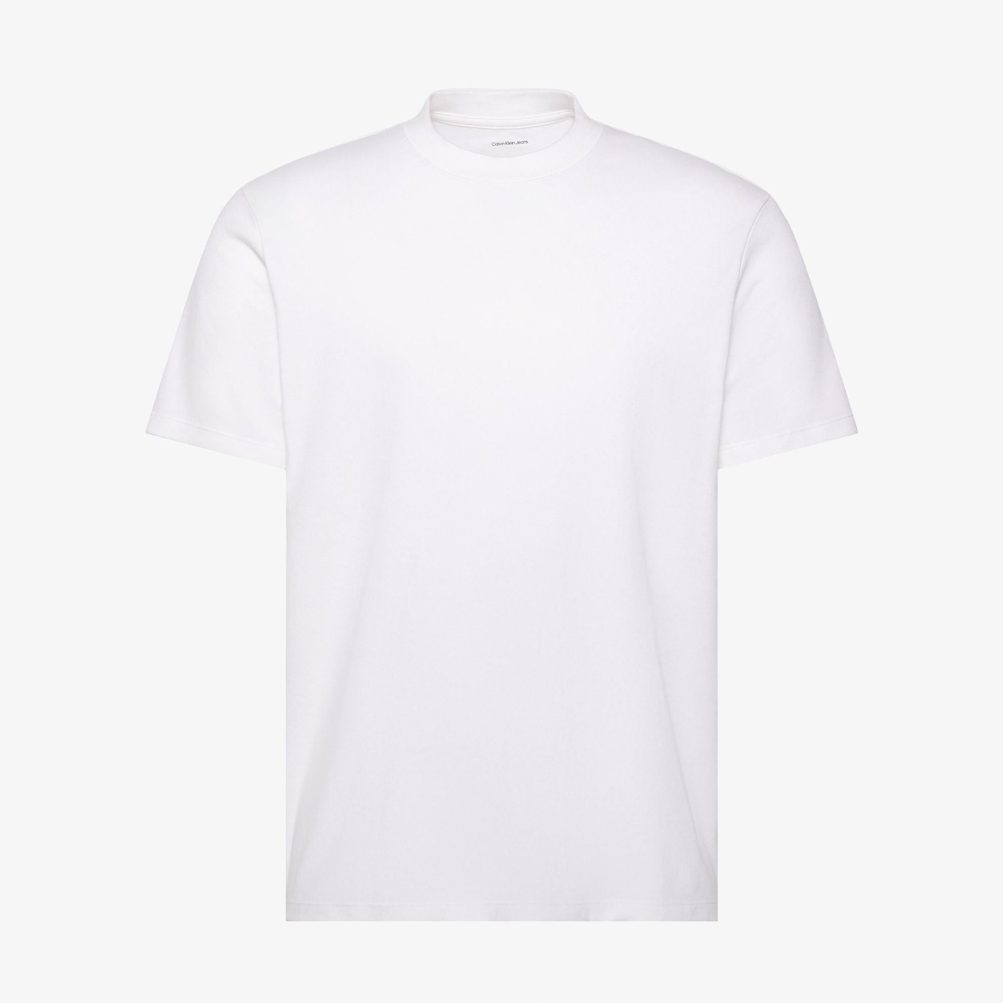 Calvin Klein Tech Interlock Erkek Beyaz T-Shirt