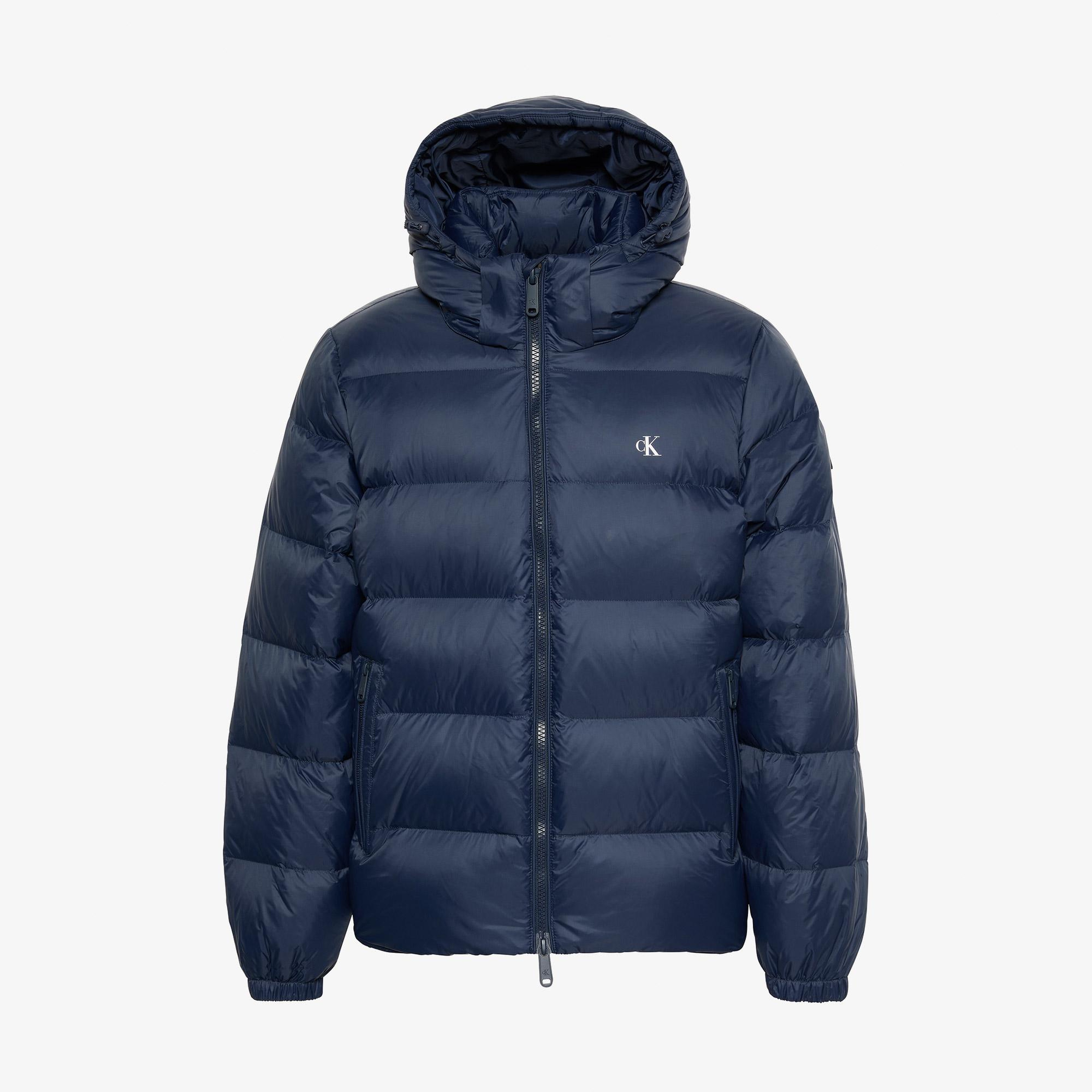 Calvin Klein Down Puffer Erkek Mavi Ceket