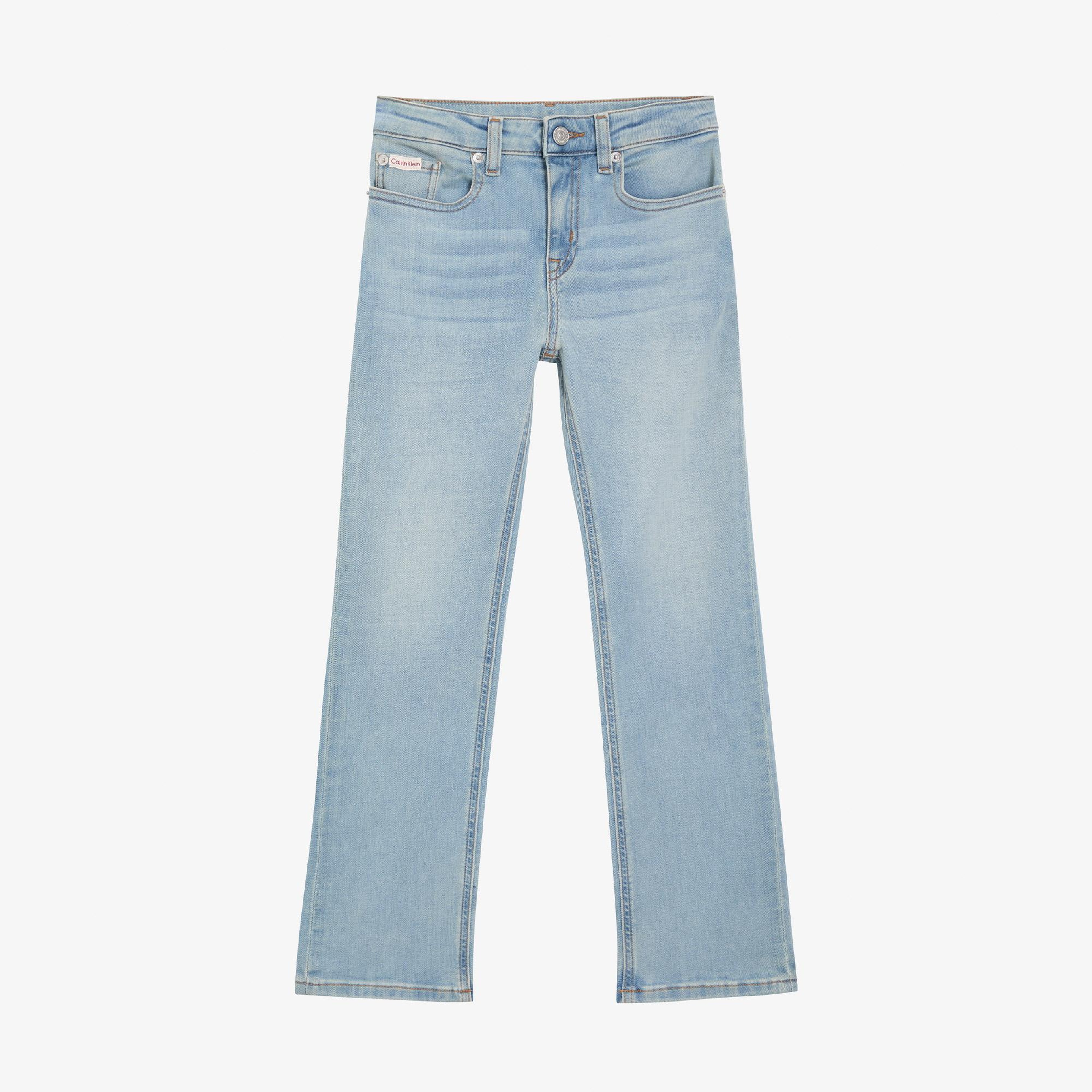 Calvin Klein Straight Andrew Wash Çocuk Mavi Jean