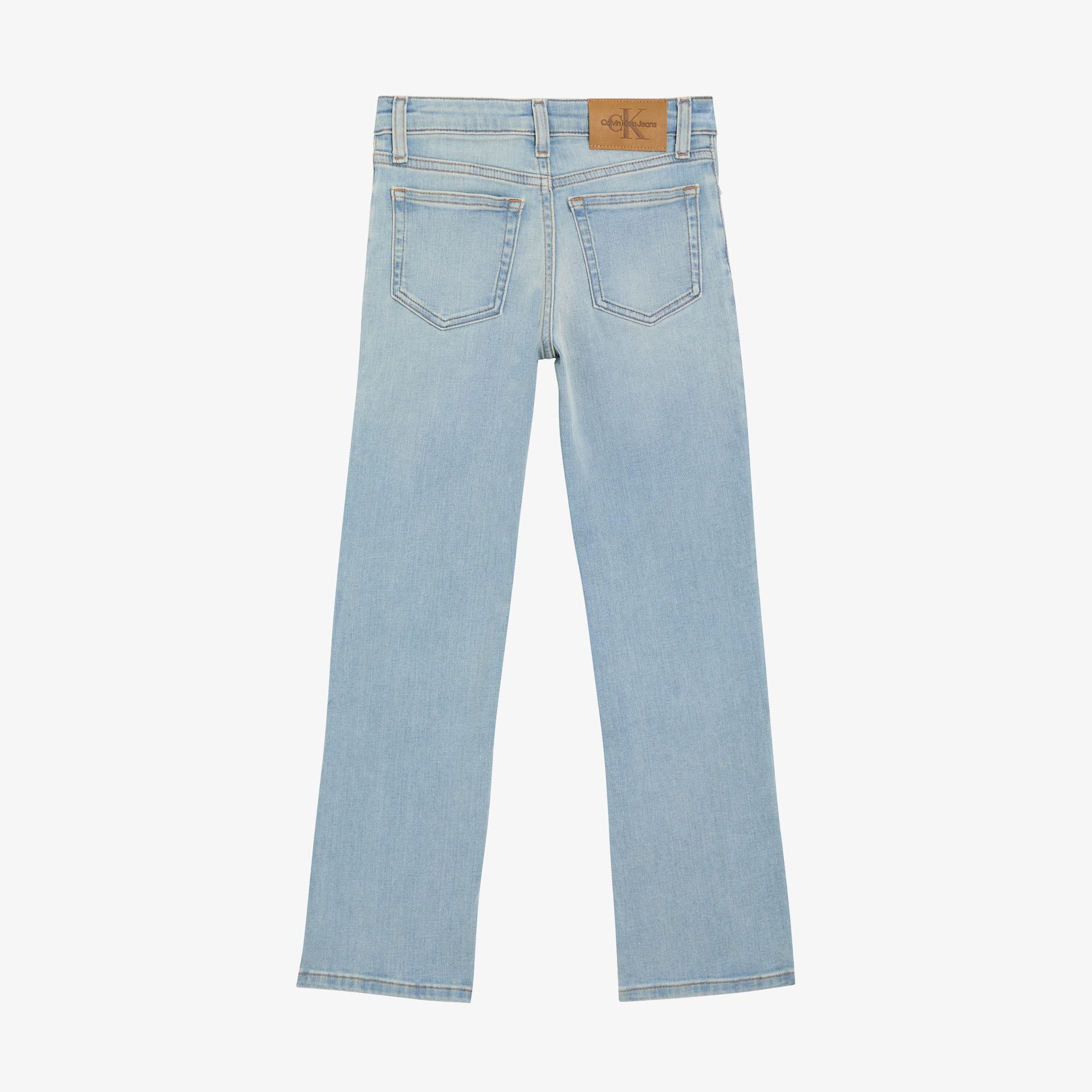 Calvin Klein Straight Andrew Wash Çocuk Mavi Jean