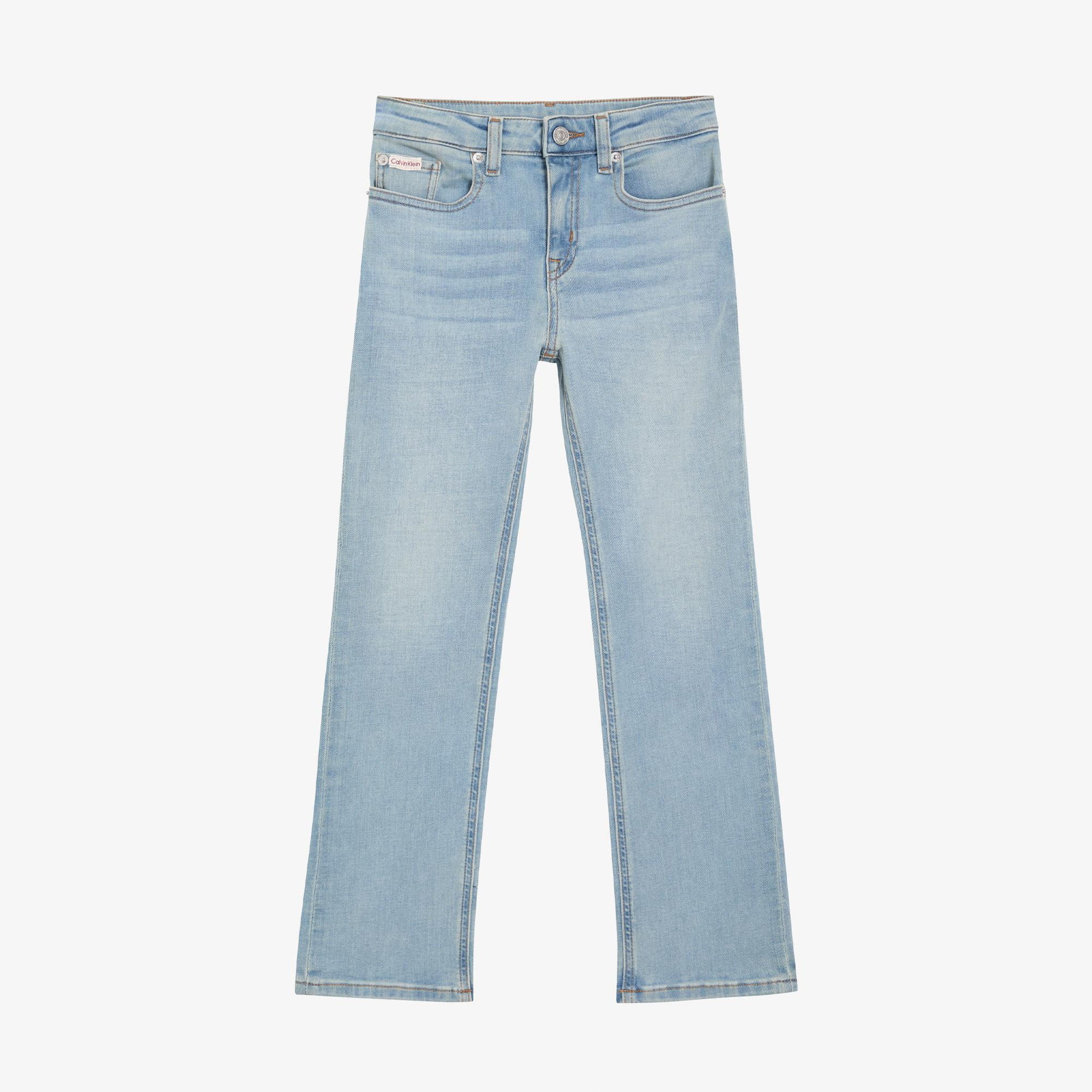 Calvin Klein Straight Andrew Wash Çocuk Mavi Jean