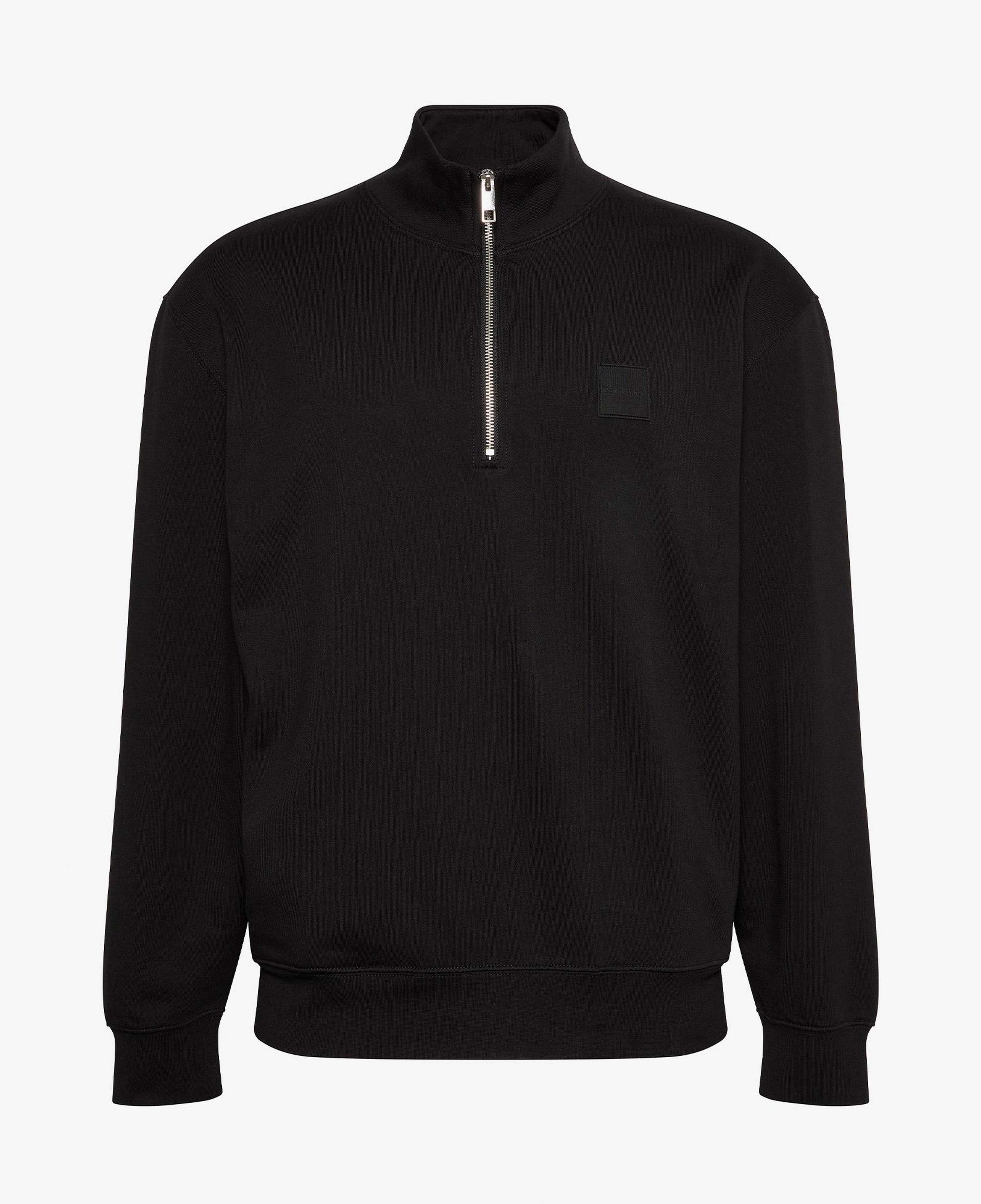 Calvin Klein Terry Rubber Badge Erkek Siyah Sweatshirt