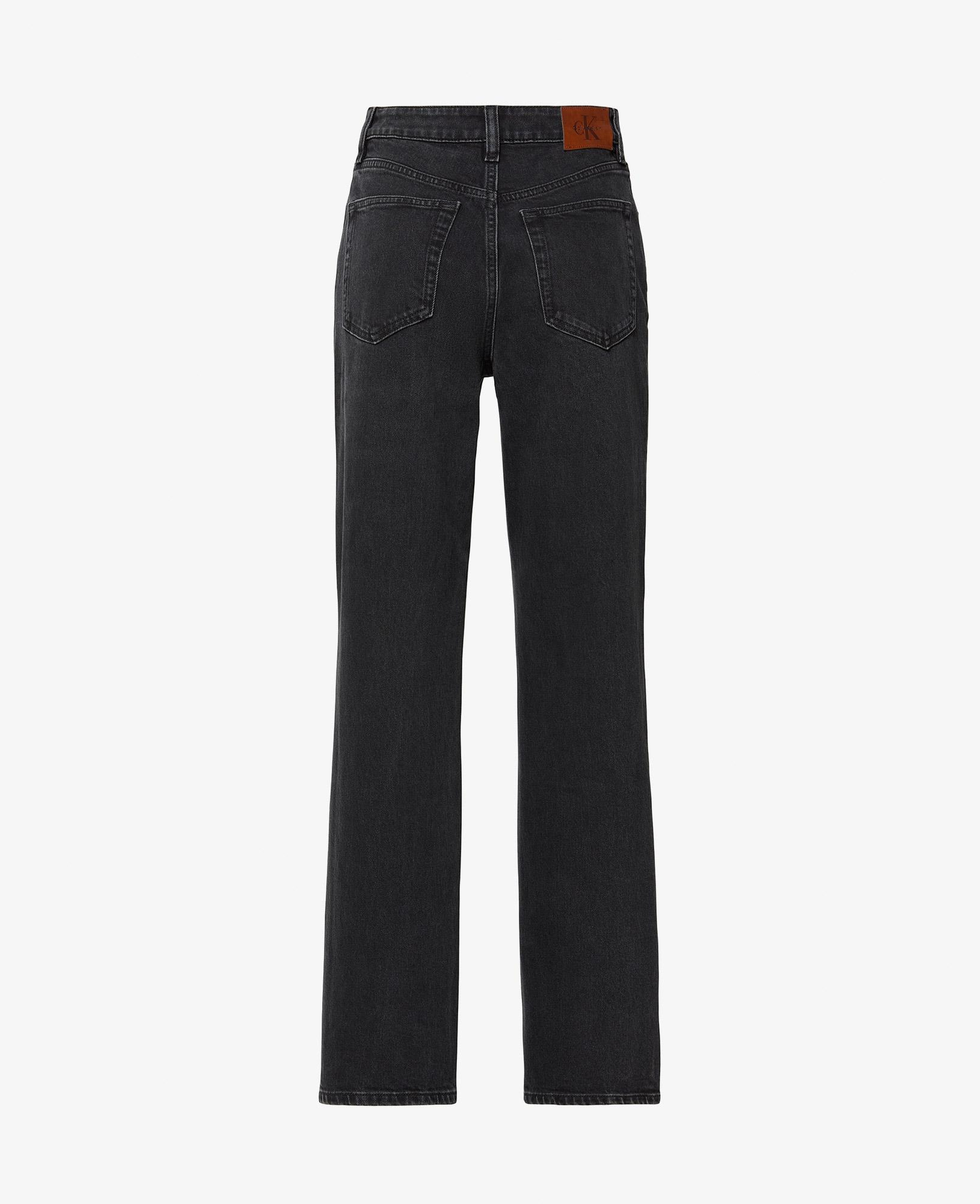 Calvin Klein High Rise Straight Midnight Kadın Siyah Jean