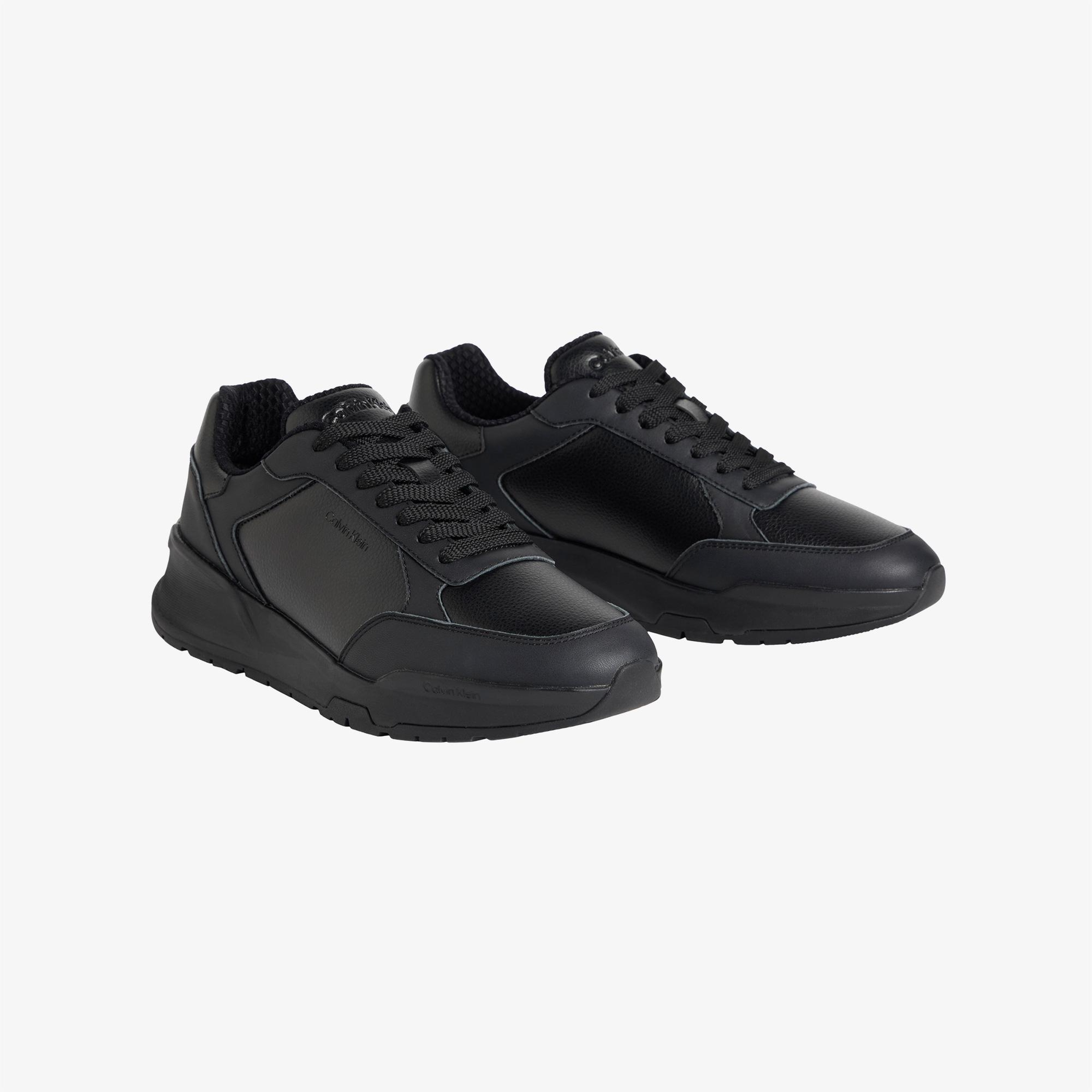 Calvin Klein City Runner Laceup Mix Erkek Siyah Sneaker